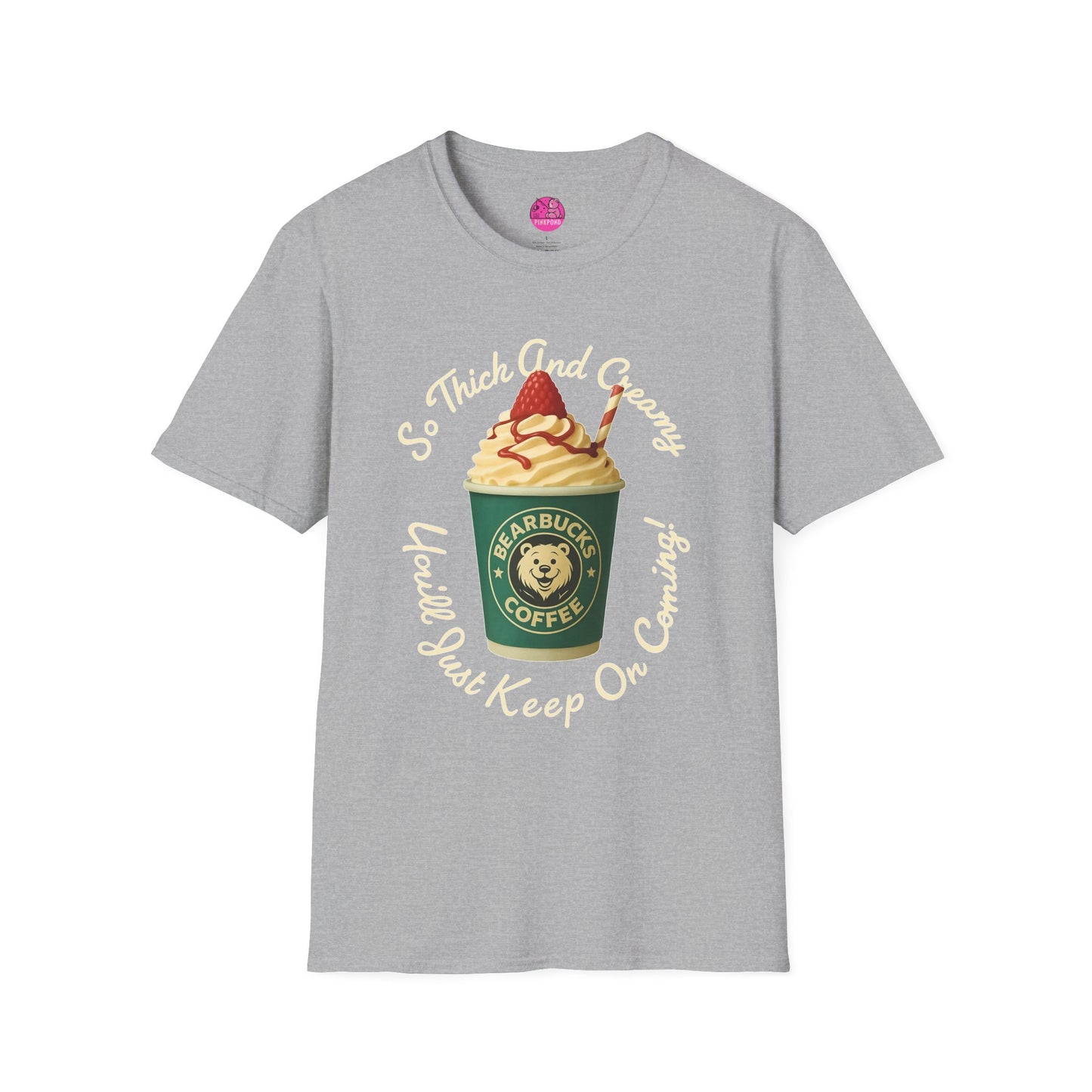 Bearbucks Coffee T-Shirt - So Thick and Creamy Vintage Design