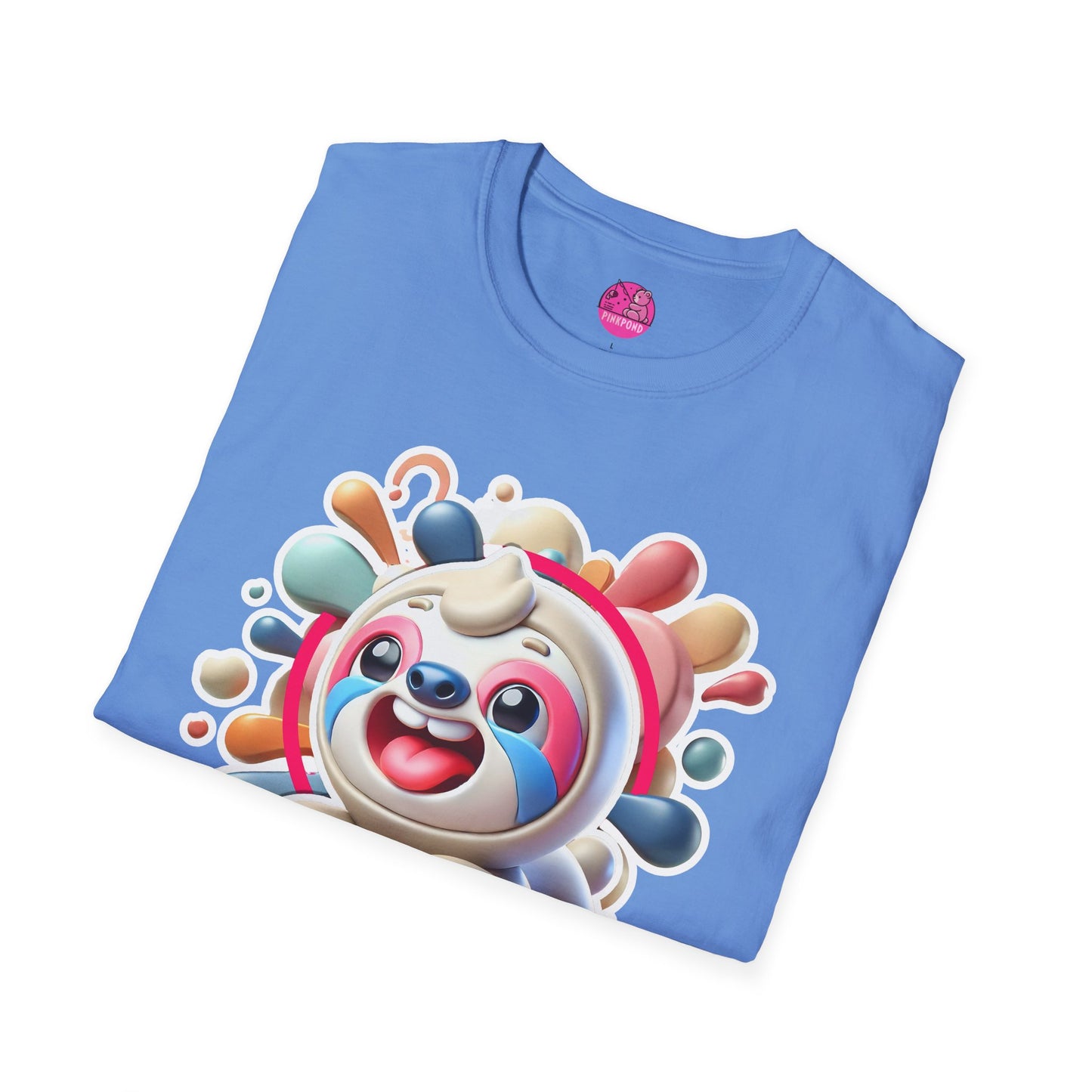 Sylvester Sloth Chill Tee - Laid-Back and Playful Unisex Softstyle T-Shirt for Sloth Lovers