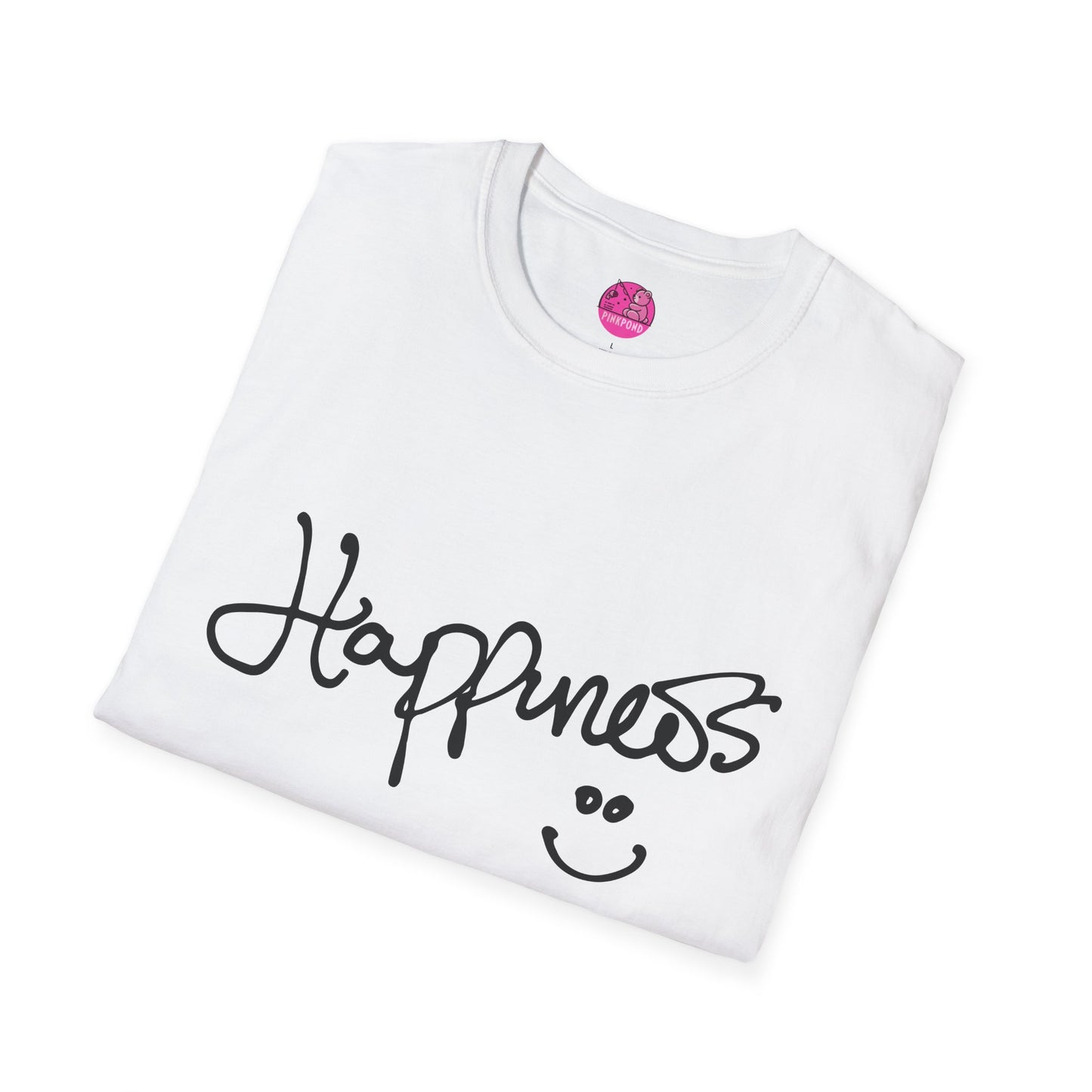 Happiness - Minimalist Positive Vibes T-Shirt