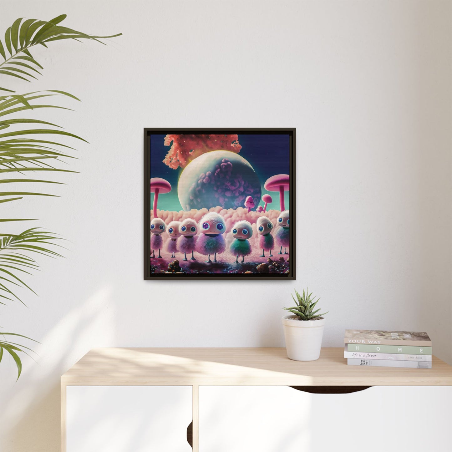 “"Keep smiling," whispered Axlar. "We can eat them later." – Fine Art Canvas Print By Andrew McCarter