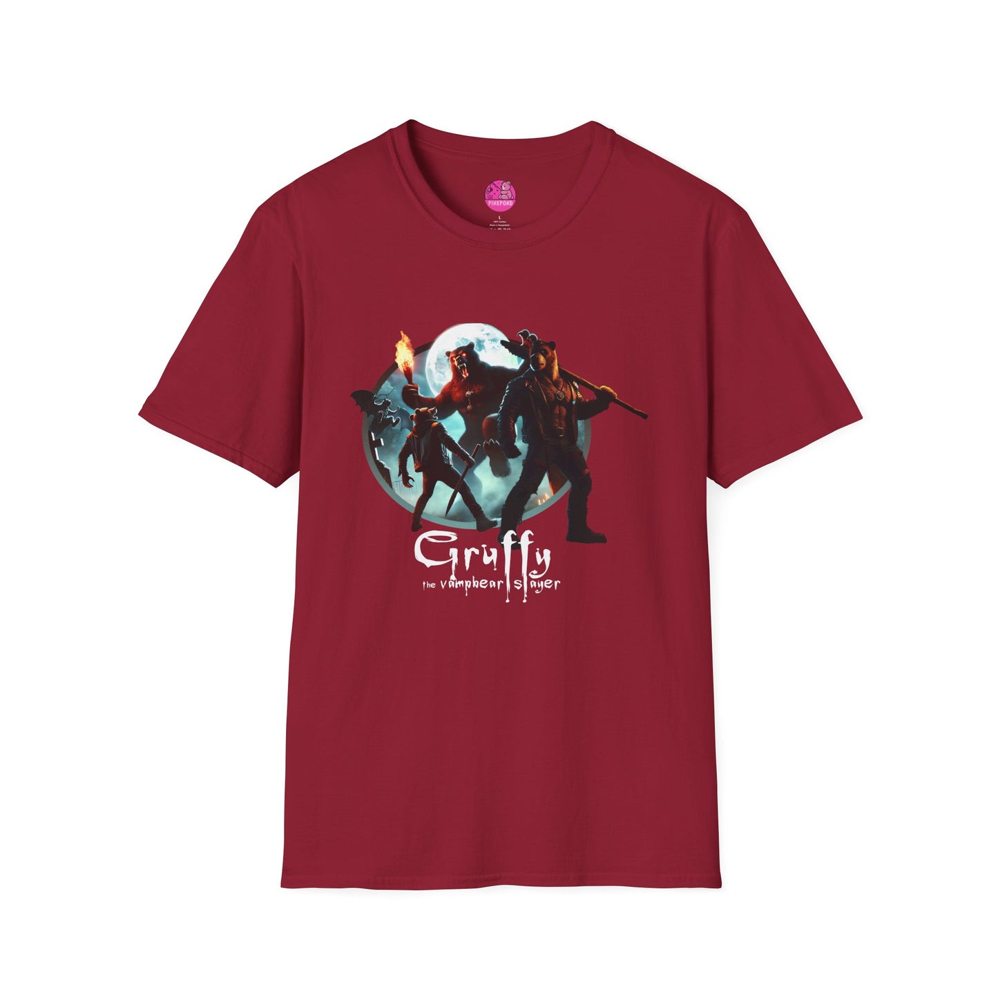 VampBear Slayer T-Shirt - Horror, Humour, and Chaos