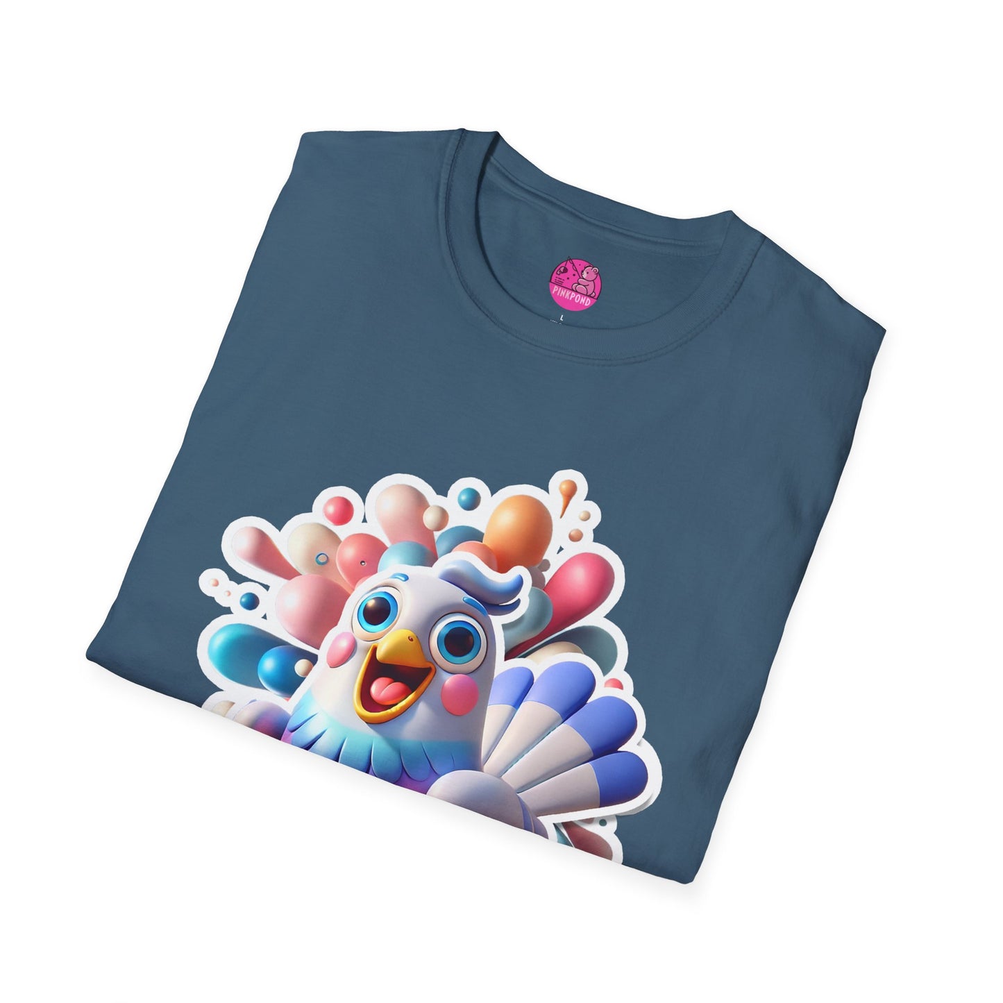 Simon the Pigeon T-Shirt – The Feathered Friend You Need - Unisex Softstyle Tee
