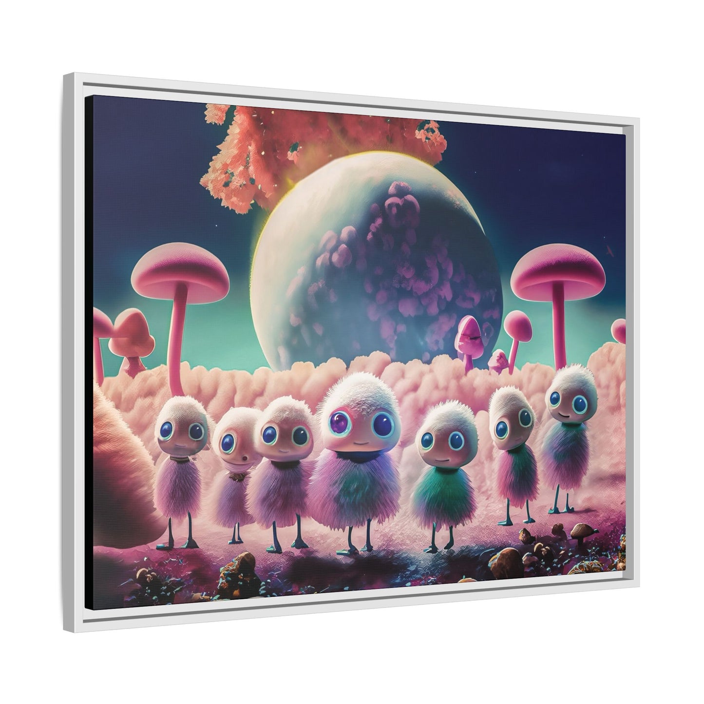 “"Keep smiling," whispered Axlar. "We can eat them later." – Fine Art Canvas Print By Andrew McCarter