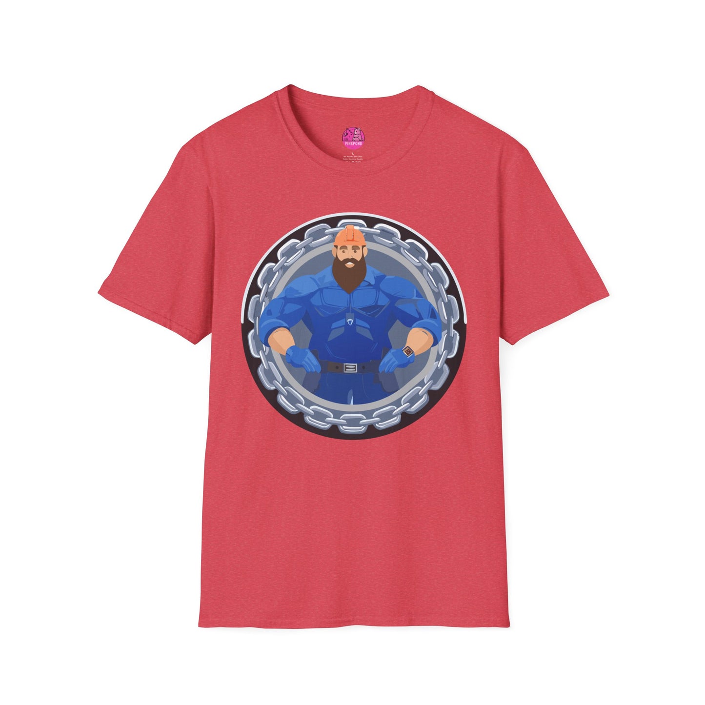Construction Worker Bear  Graphic T-Shirt