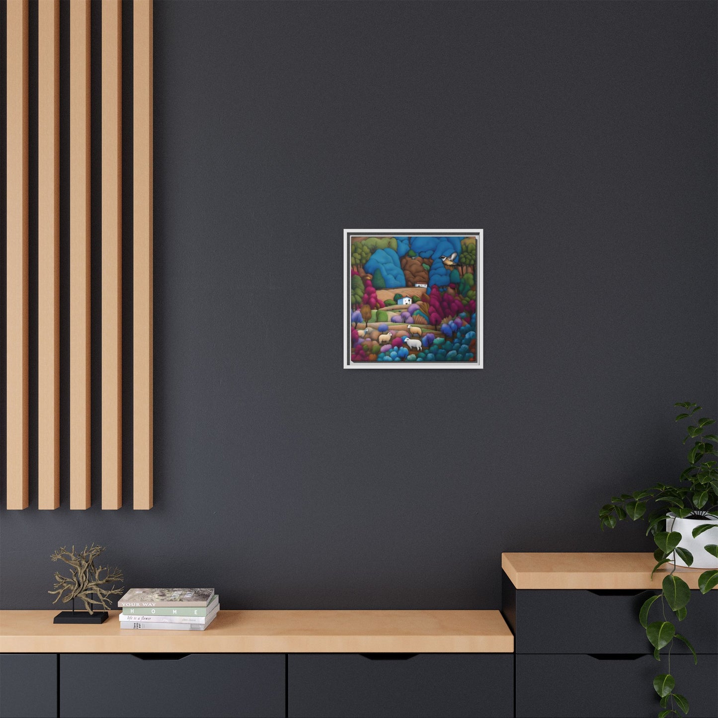 The Painted Valley Canvas Print by Andrew McCarter