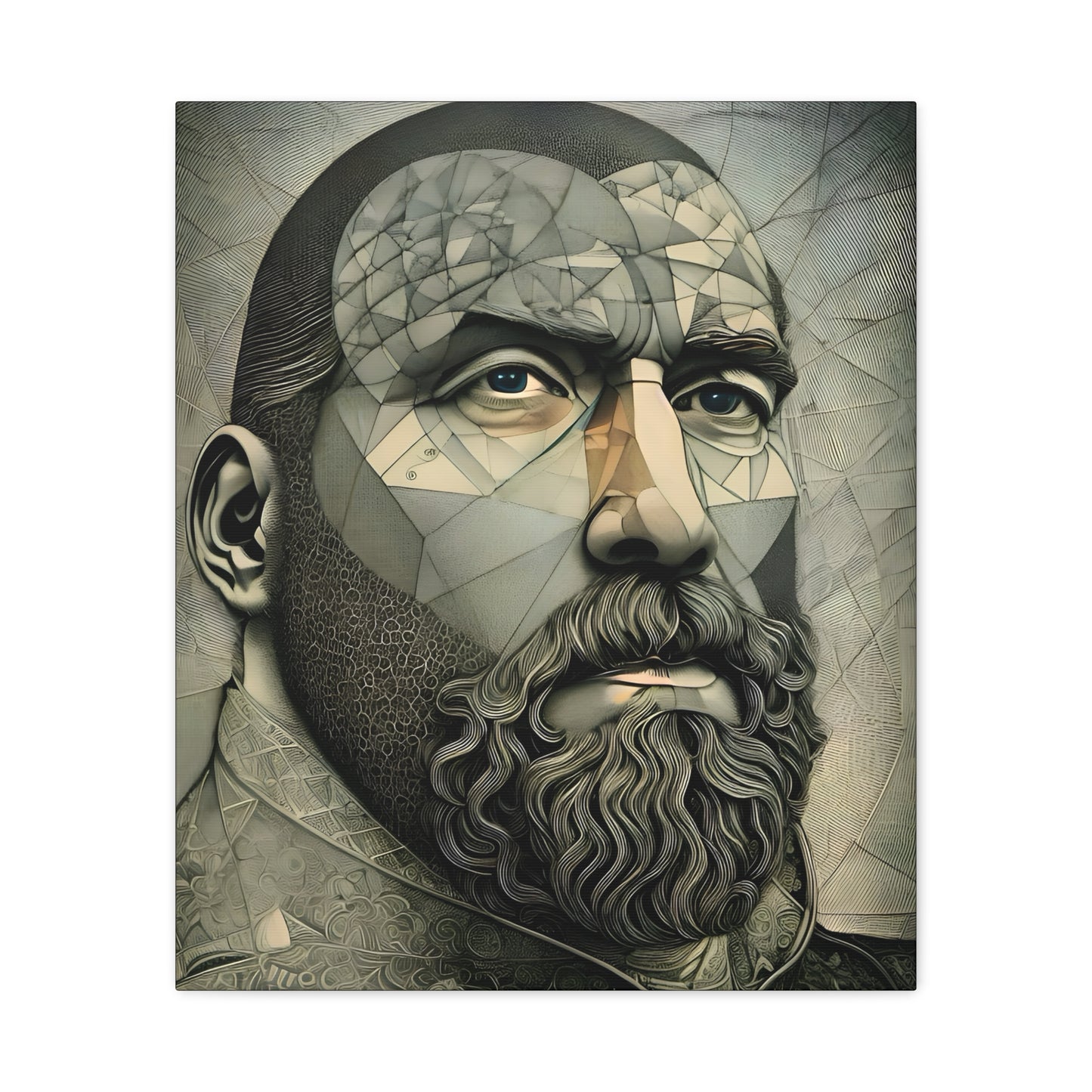 Fractured Peace -  Fine Art Print by Andrew McCarter adapted from a drawing by David Lake