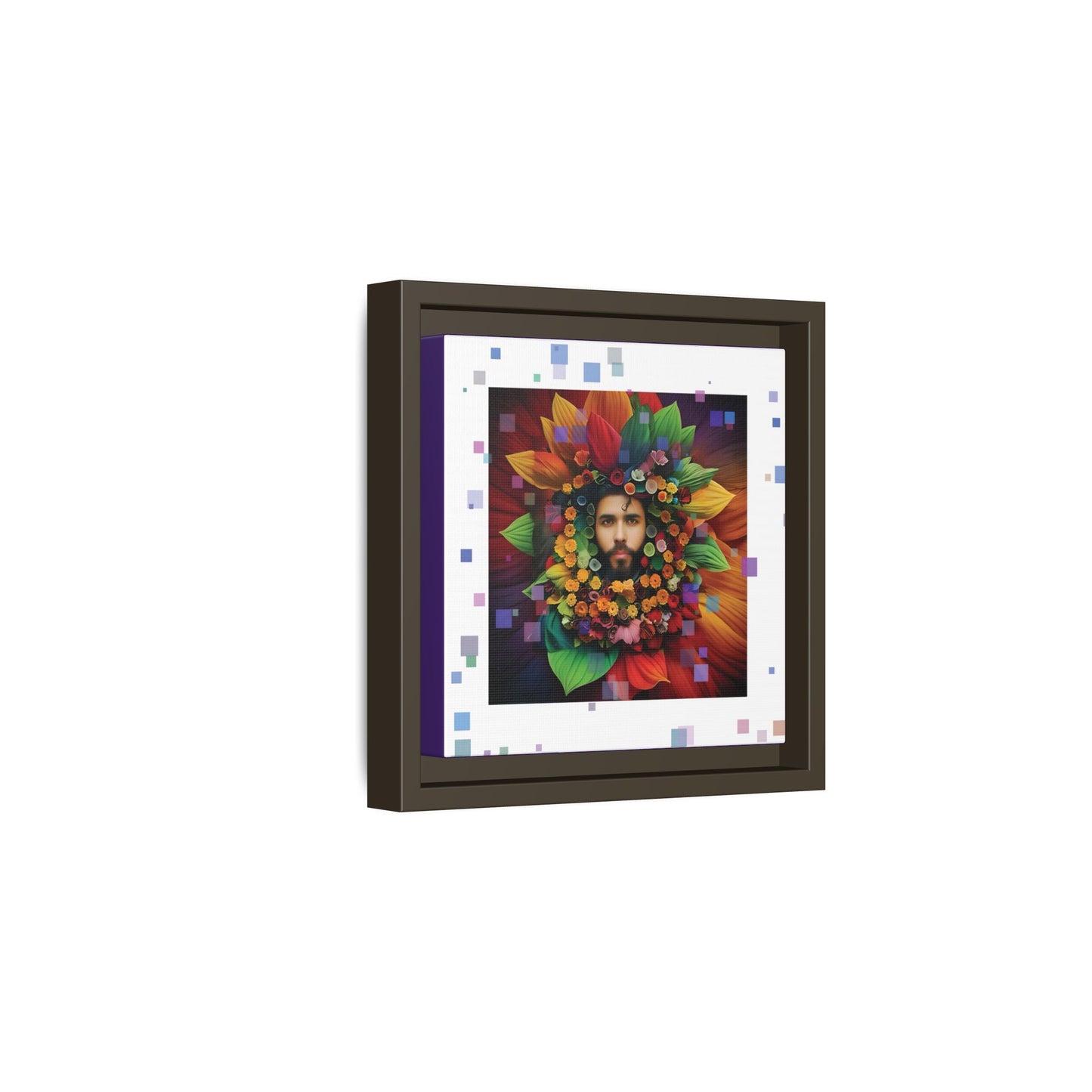 'Flourish: The Modern Green Man' canvas print By Andrew McCarter