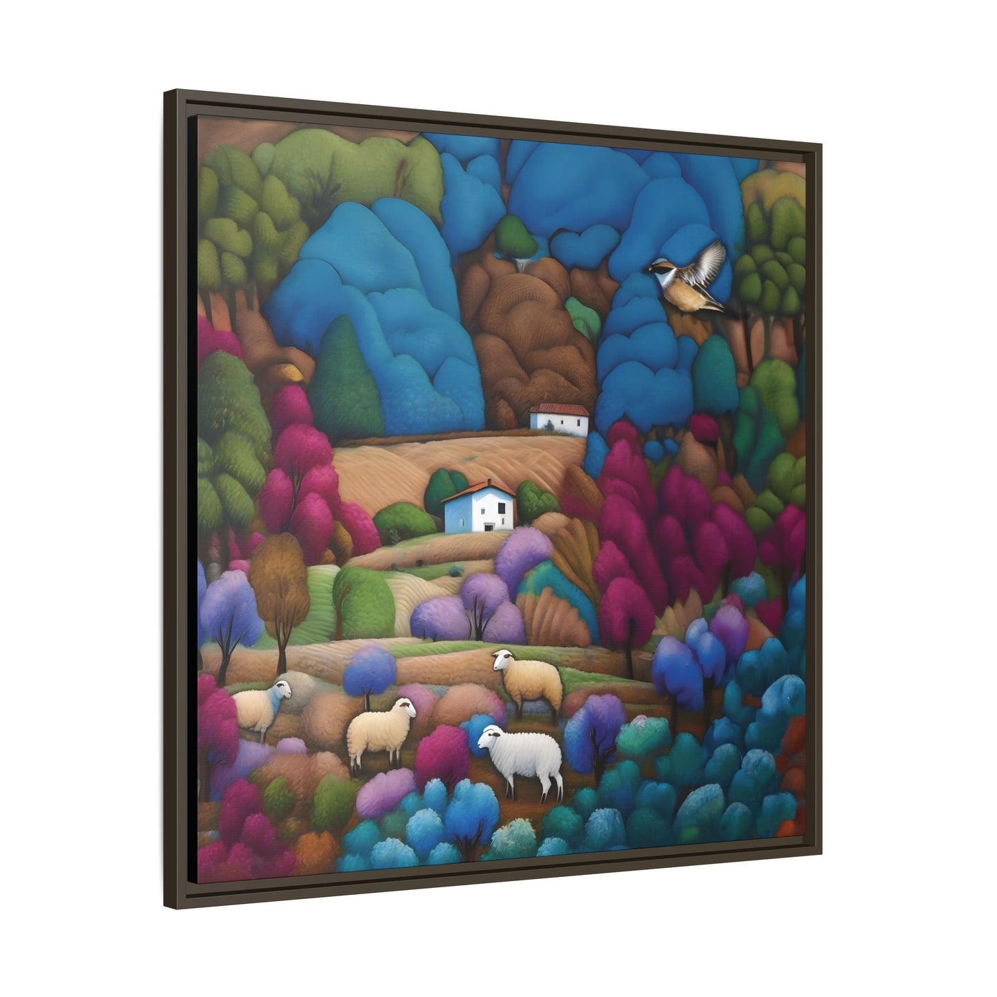The Painted Valley Canvas Print by Andrew McCarter