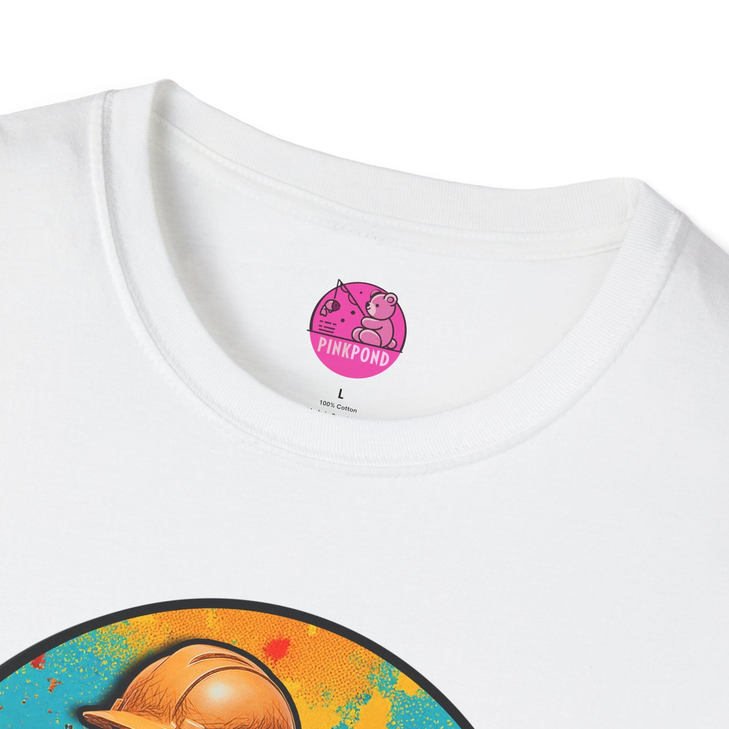 Graphic Tee Builder’s Bum Bear Unisex Softstyle T-Shirt