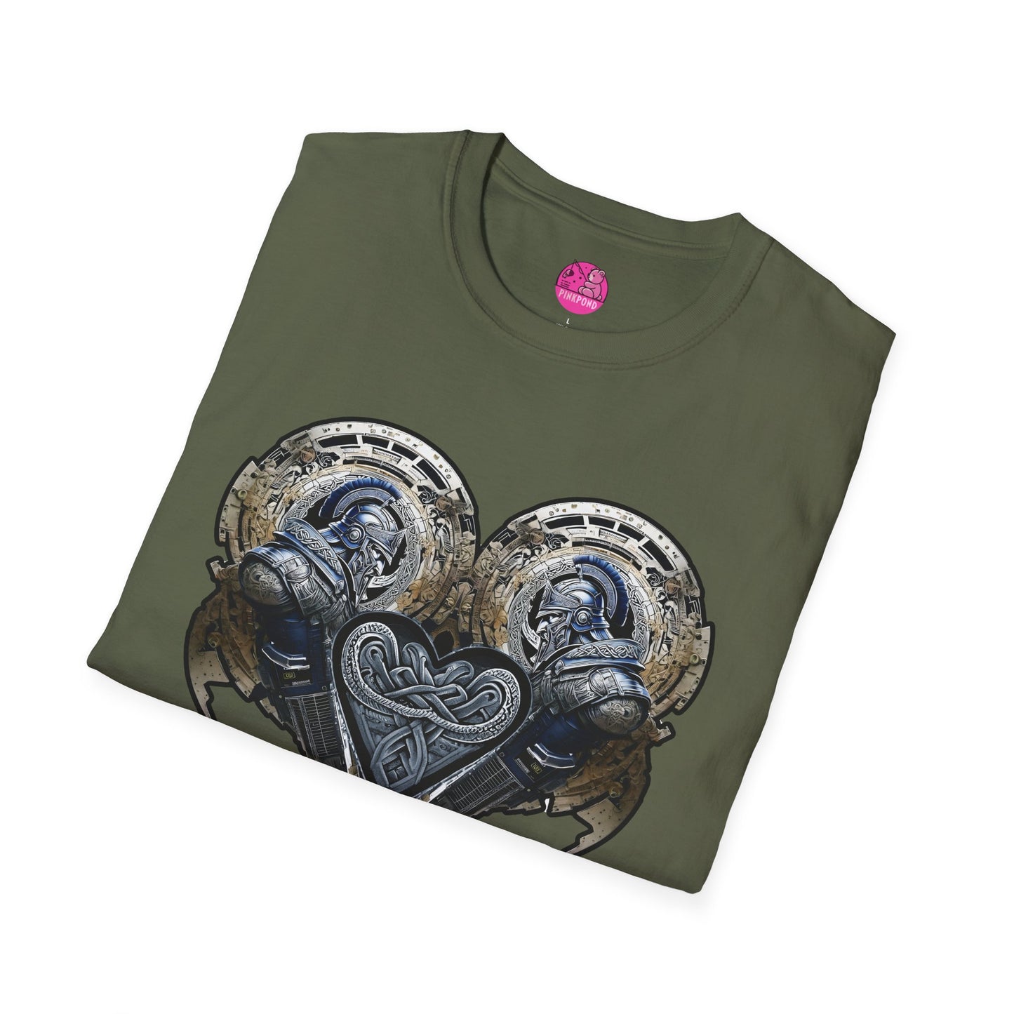 Cybernetic Trojan – Twin Guardians of the Heart T-shirt