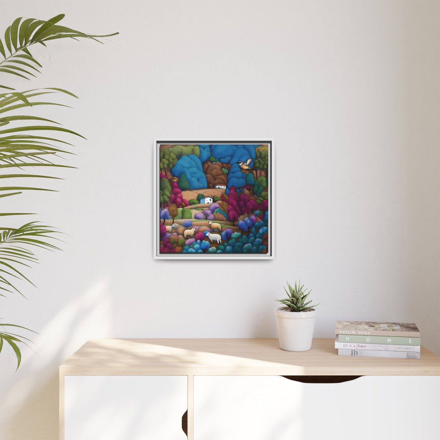 The Painted Valley Canvas Print by Andrew McCarter