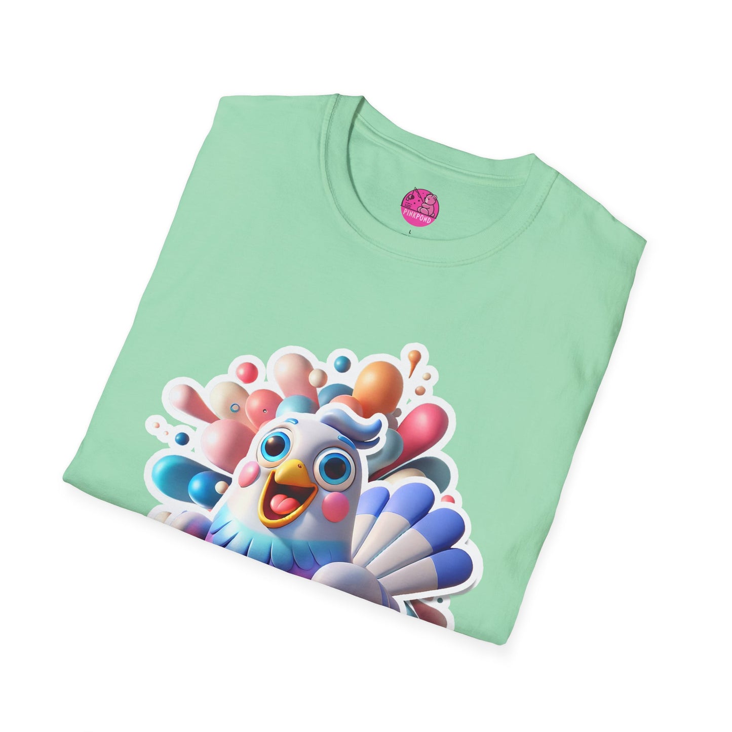 Simon the Pigeon T-Shirt – The Feathered Friend You Need - Unisex Softstyle Tee