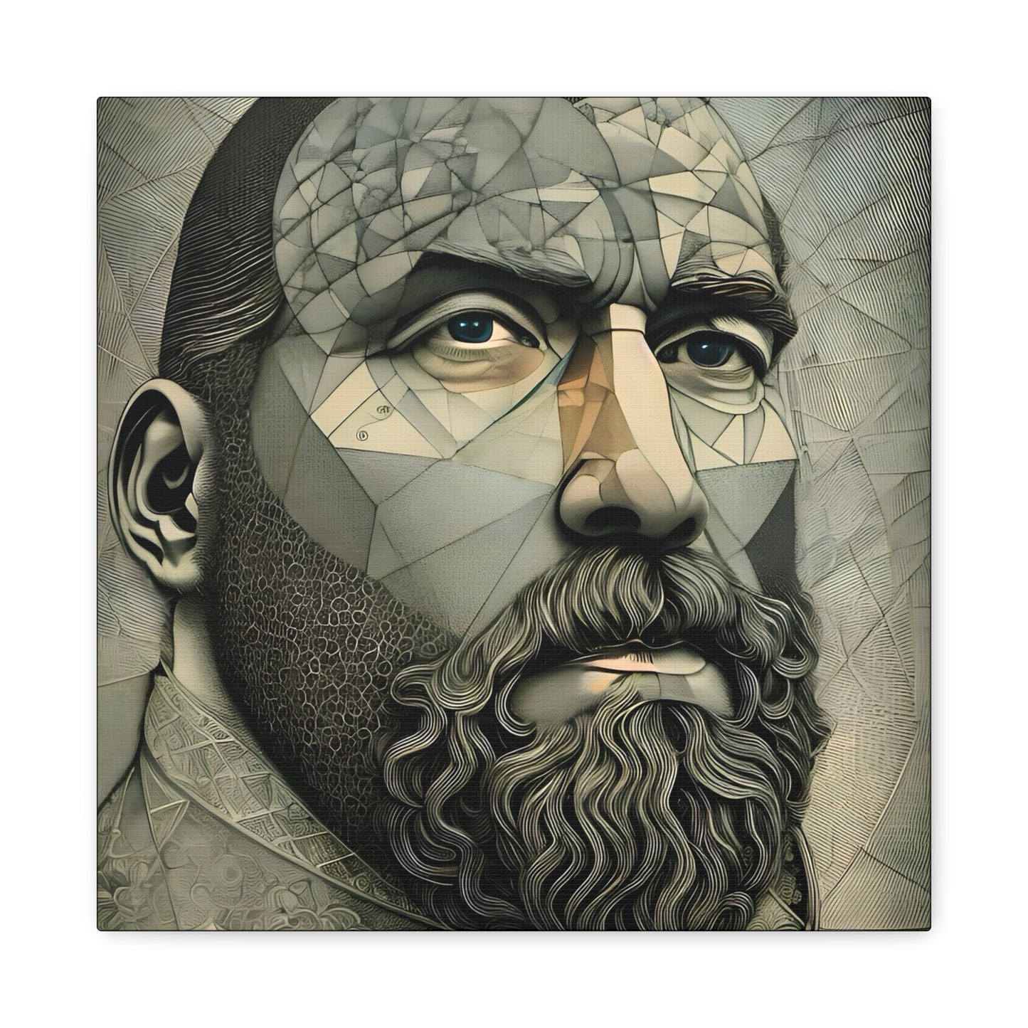 Fractured Peace -  Fine Art Print by Andrew McCarter adapted from a drawing by David Lake