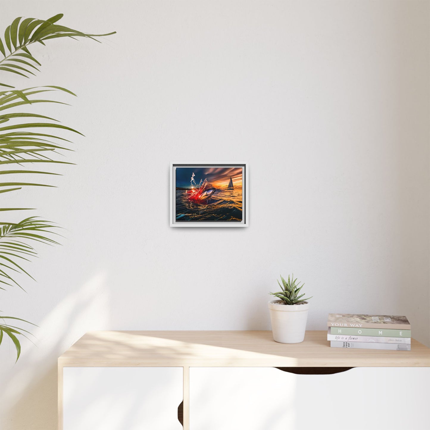 "The Leap" by Andrew McCarter - Ocean Canvas Art.