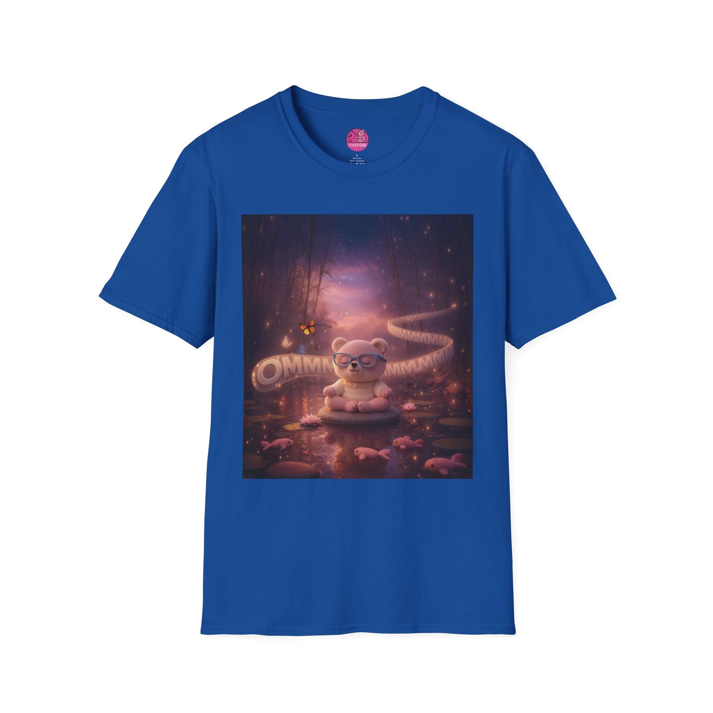 Meditating Bear Dusk Dreamscape T-Shirt