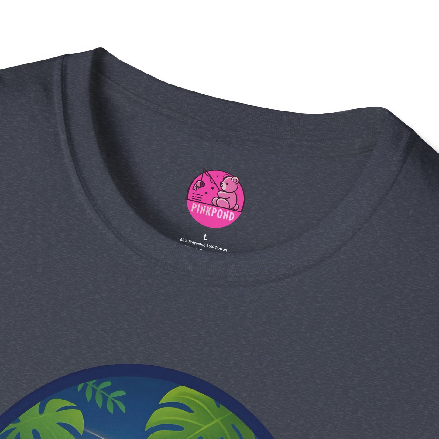 Adventure Bear T-Shirt - Explorer PinkPond Series Tee for Nature Lovers and Travel Dreamers