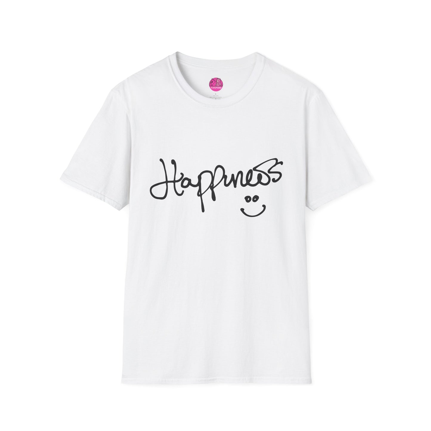 Happiness - Minimalist Positive Vibes T-Shirt