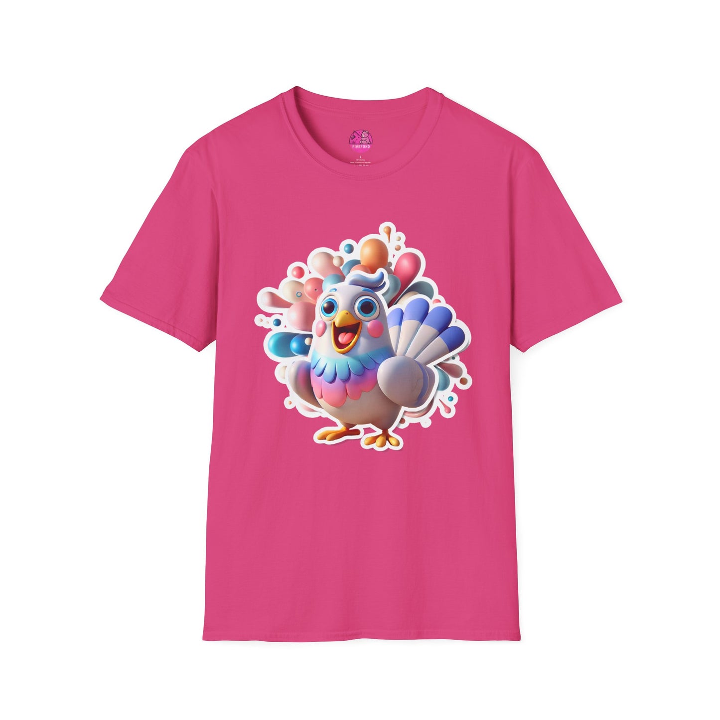 Simon the Pigeon T-Shirt – The Feathered Friend You Need - Unisex Softstyle Tee