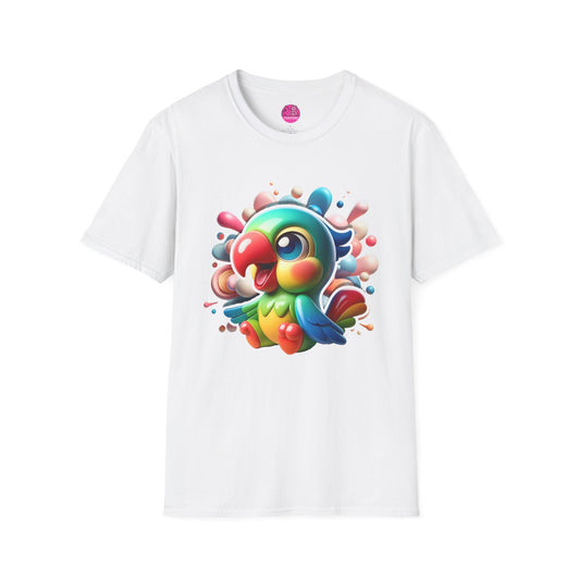 Penelope Parrot - Unisex Softstyle T-Shirt
