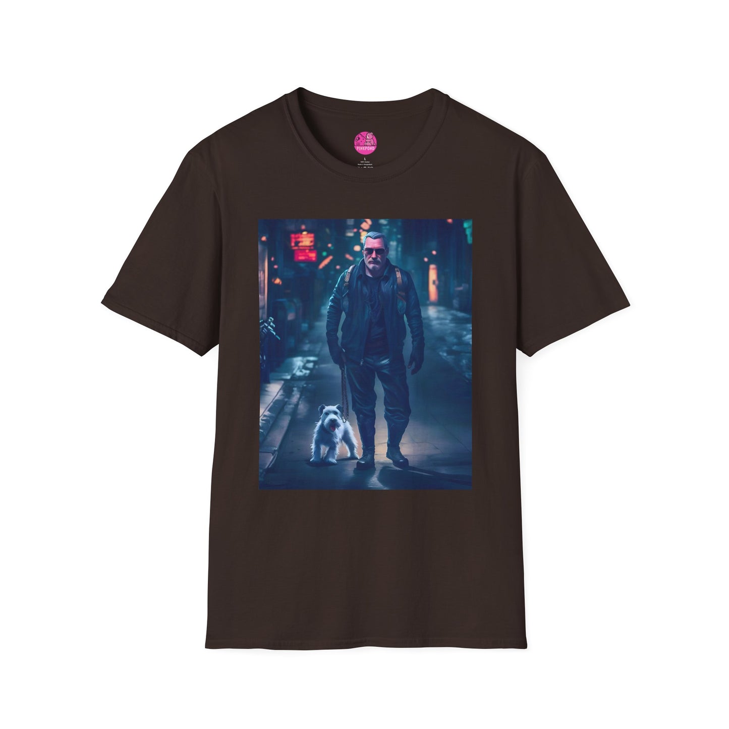 Midnight Stroll Graphic T-Shirt - Artwork by Andrew McCarter