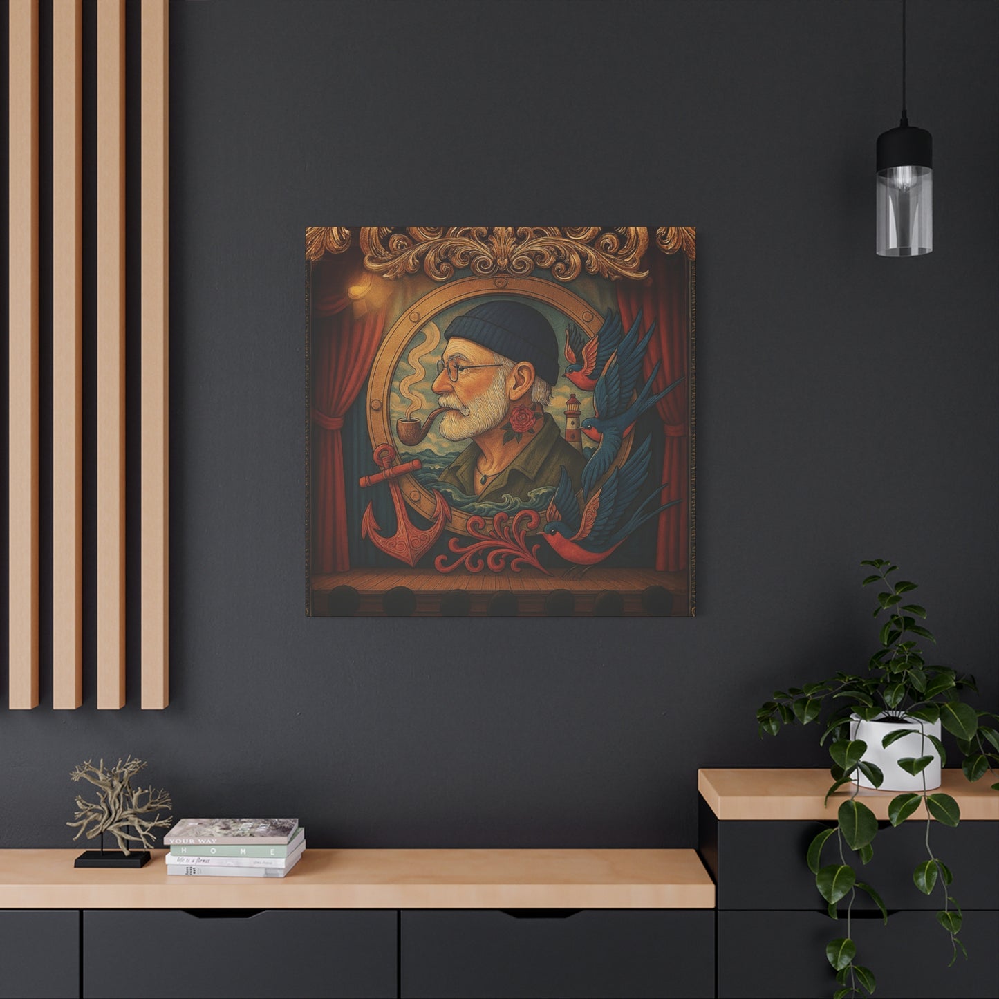 Canvas Wall Art - The Old Sailor’s Portrait