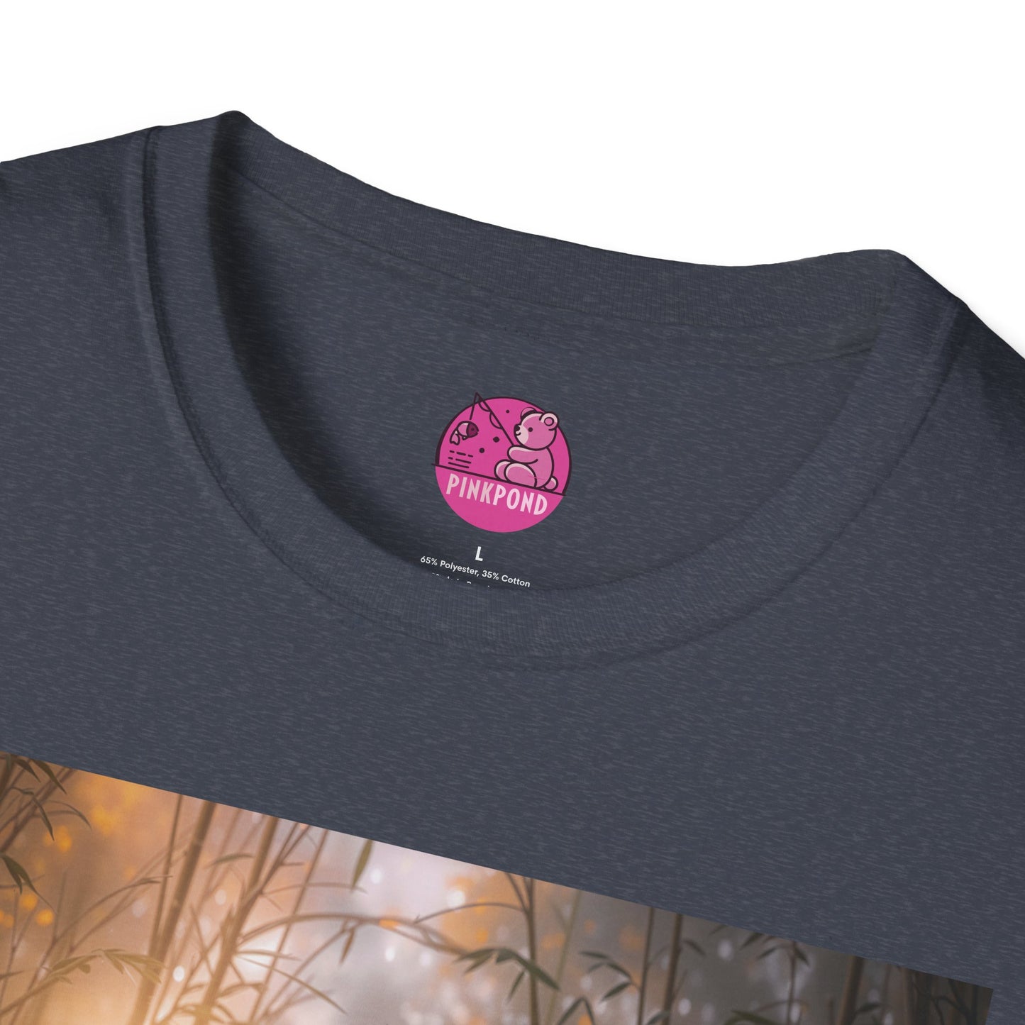 Meditating Bear Daylight Calm T-Shirt — "Find Your Calm" Design