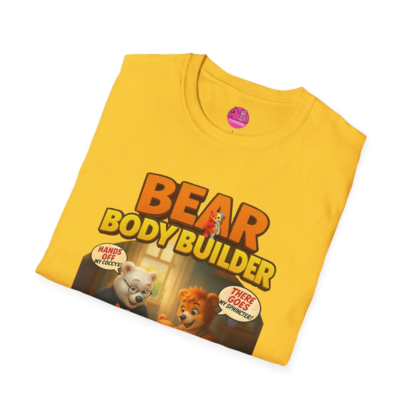 Bear Body Builder Parody Game Tee