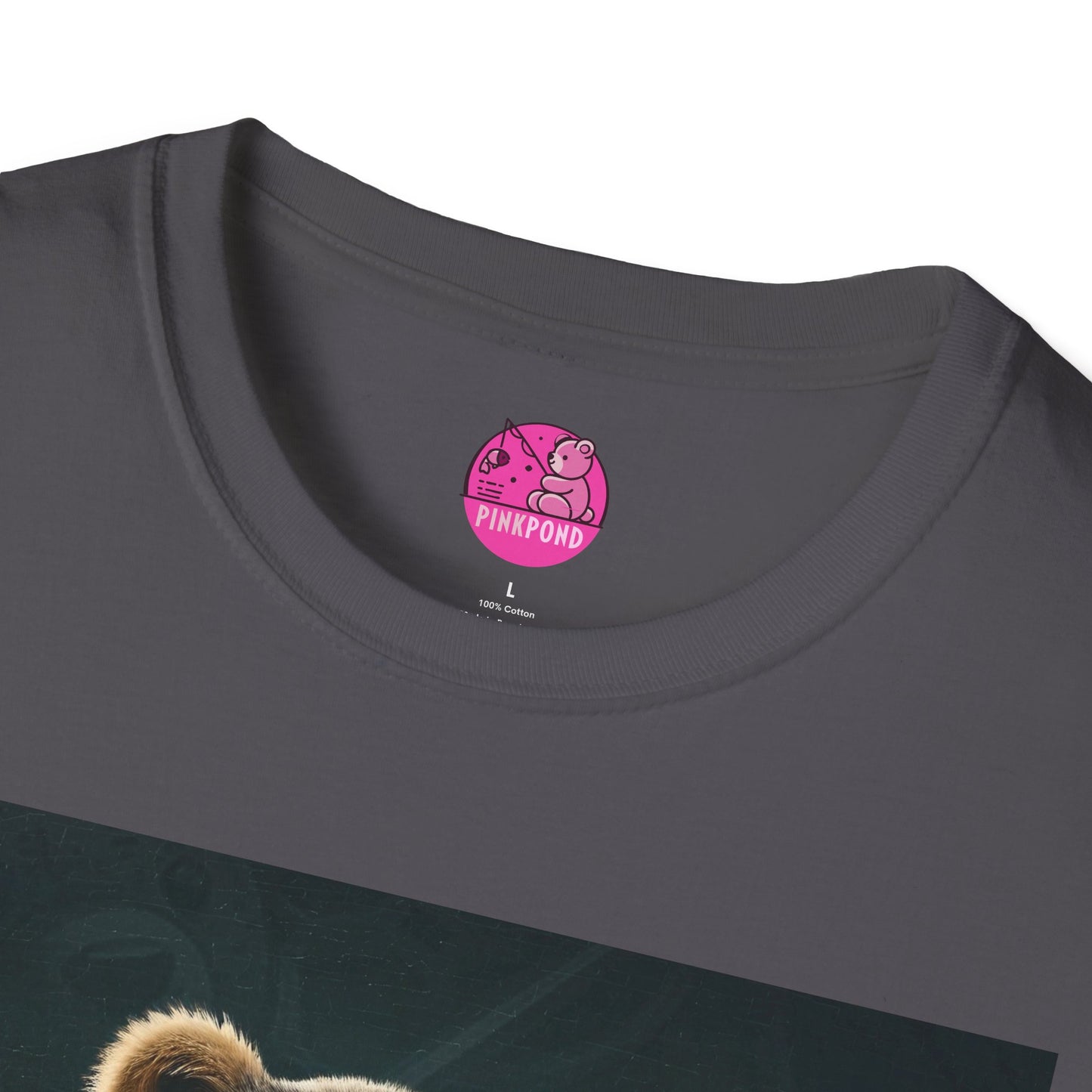 Boss Bear Graphic Tee - Unisex Softstyle T-Shirt for Power Players