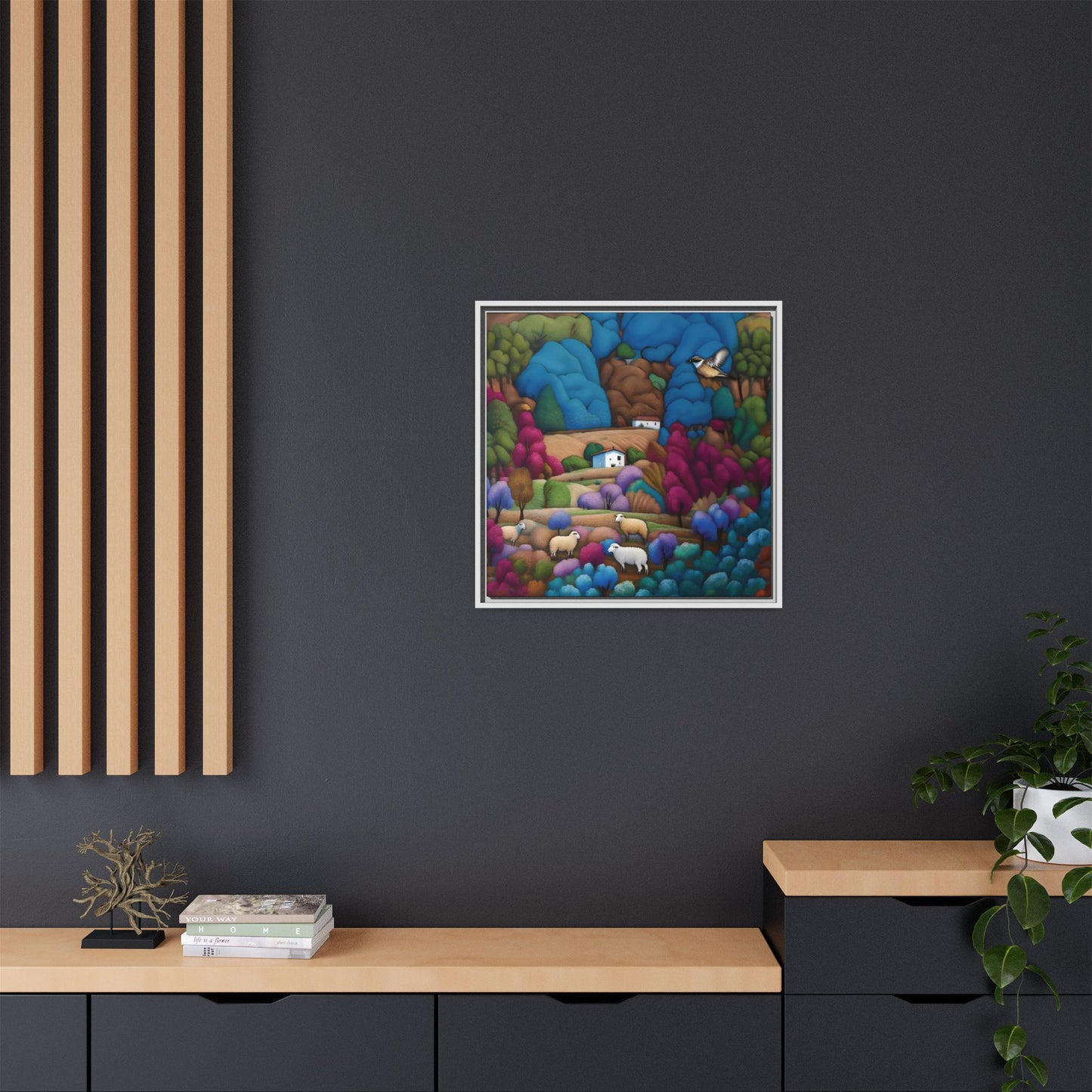 The Painted Valley Canvas Print by Andrew McCarter