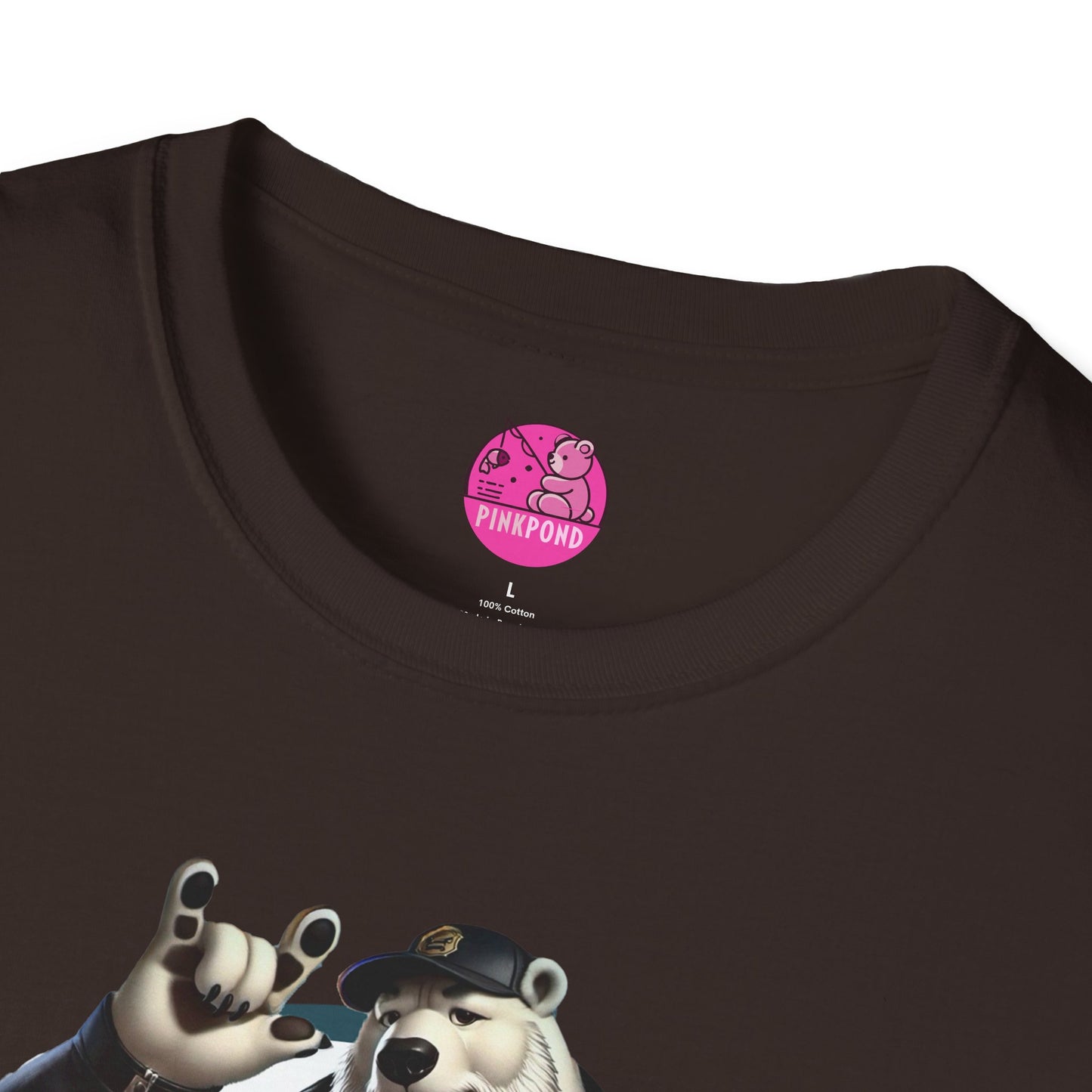 Artic Rebel Polar Bear Love Graphic Tee - ASL Love Sign