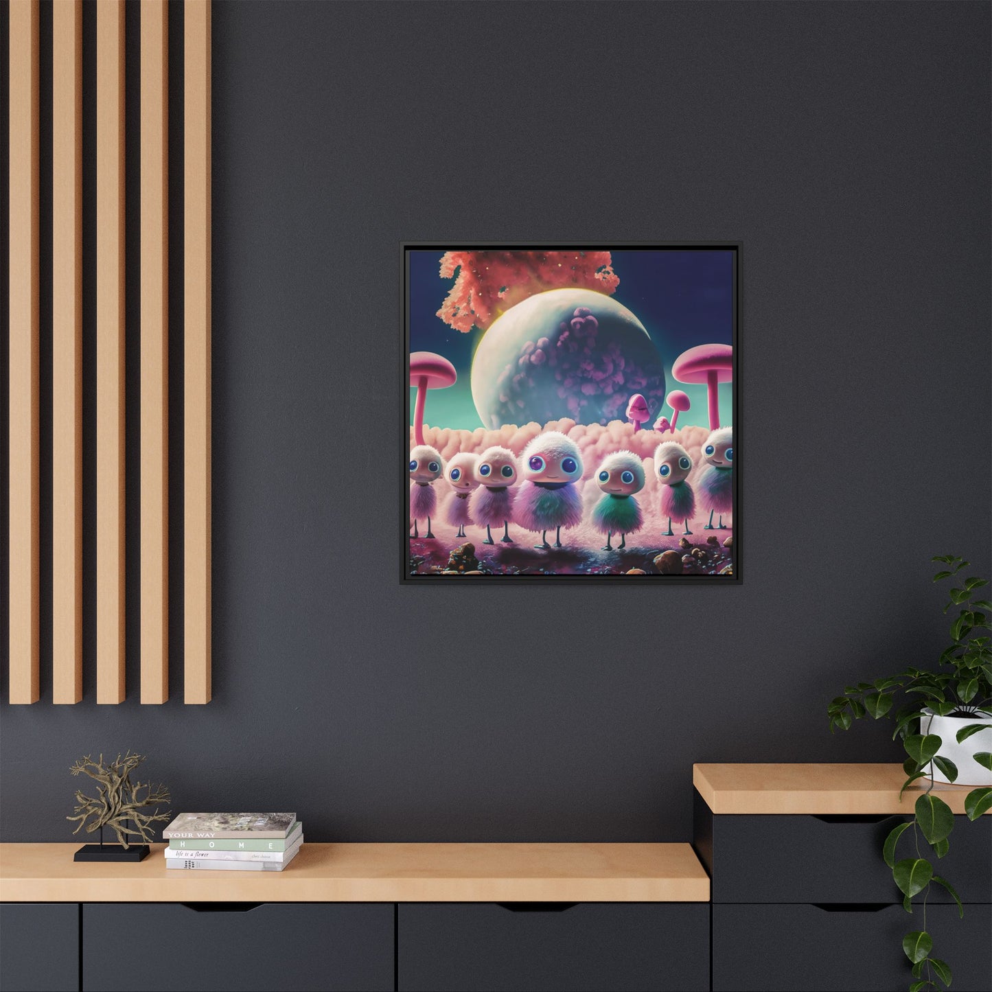 “"Keep smiling," whispered Axlar. "We can eat them later." – Fine Art Canvas Print By Andrew McCarter