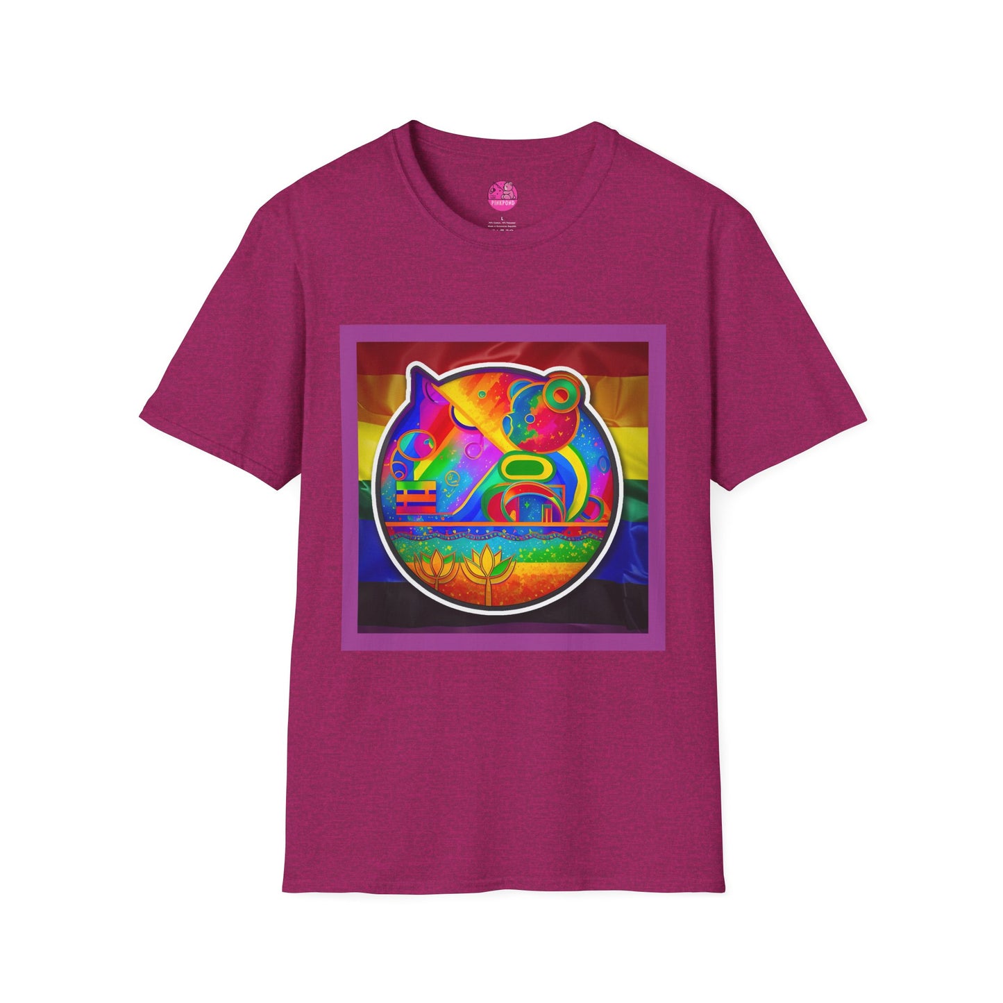 Abstract Bear Pride T-Shirt