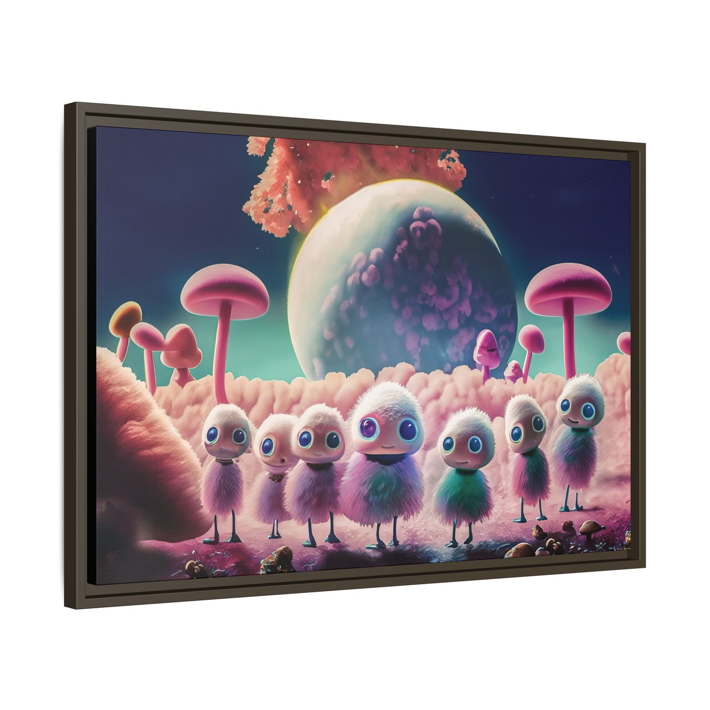 “"Keep smiling," whispered Axlar. "We can eat them later." – Fine Art Canvas Print By Andrew McCarter