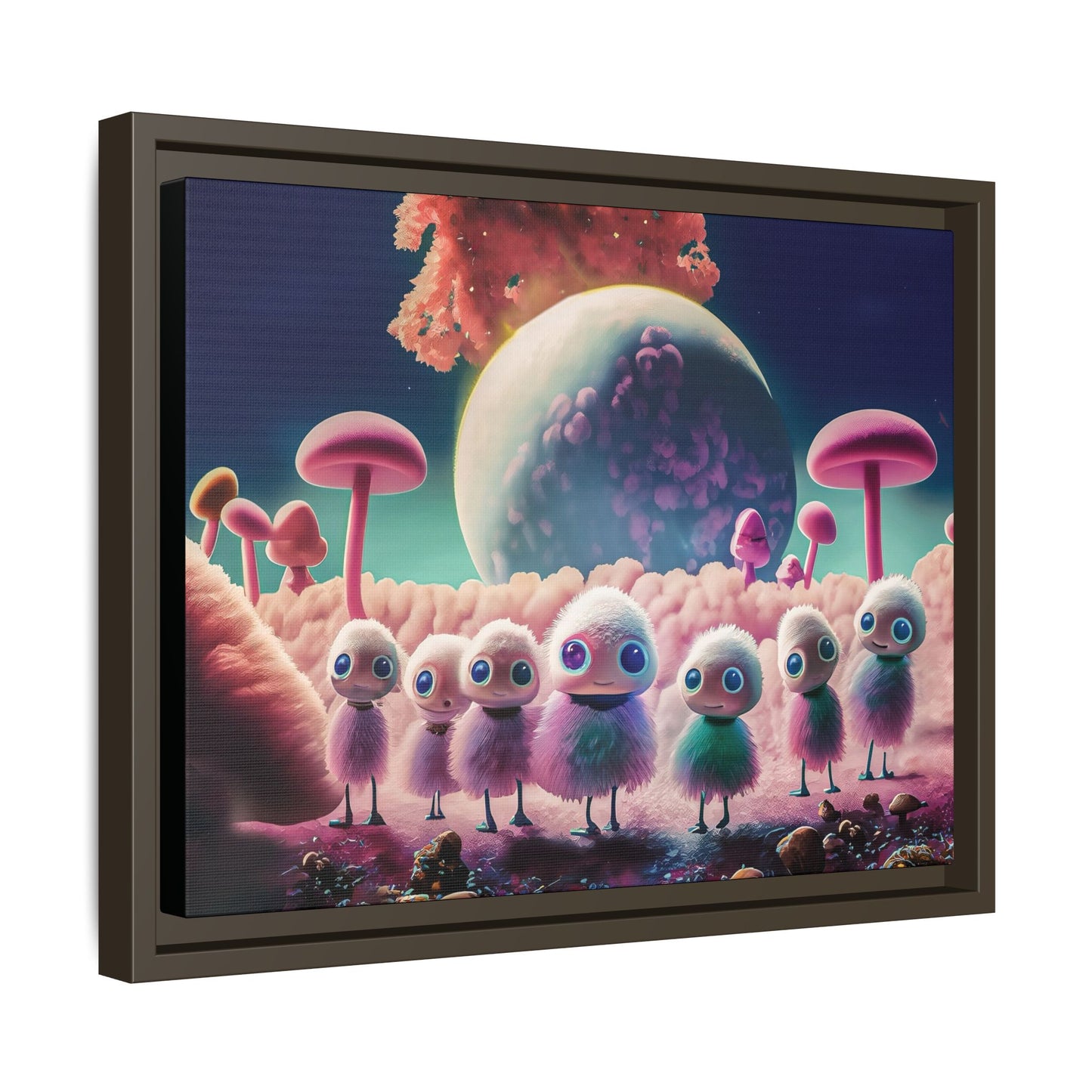 “"Keep smiling," whispered Axlar. "We can eat them later." – Fine Art Canvas Print By Andrew McCarter
