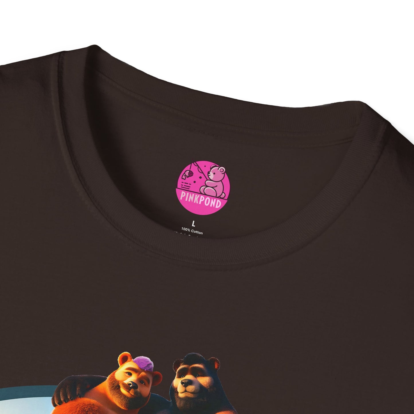 Beach Life Bears Unisex T-Shirt - Mikey & Max Tee by PinkPond