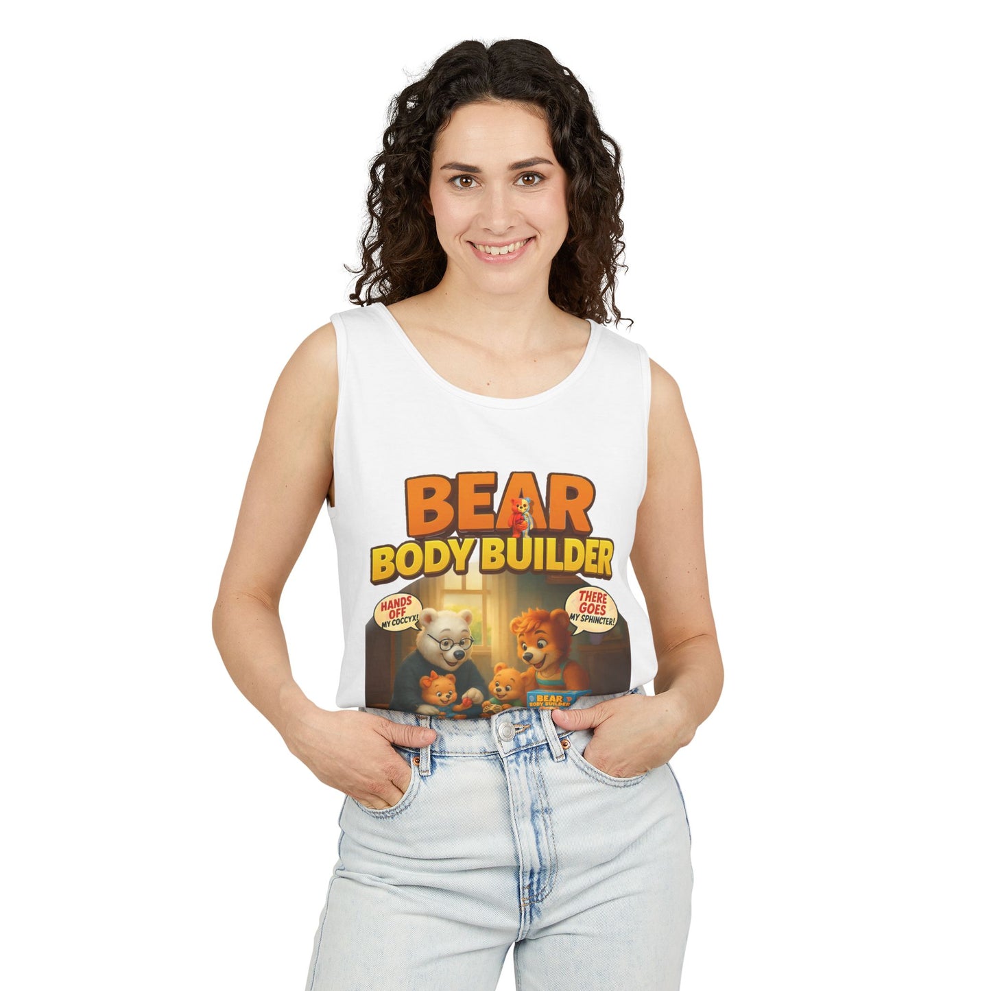 Bear Body Builder Parody Game Tank Top - Unisex