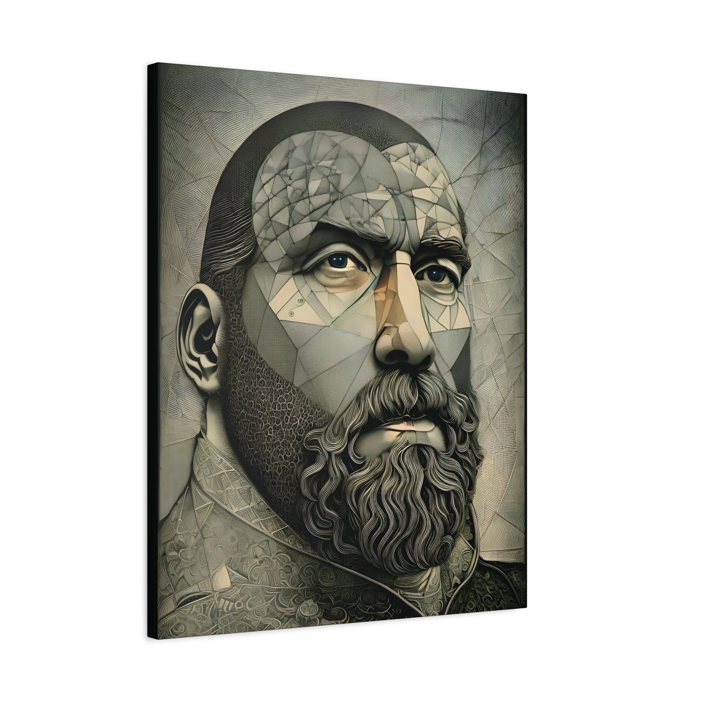 Fractured Peace - Fine Art Print by Andrew McCarter adapted from a drawing by David Lake