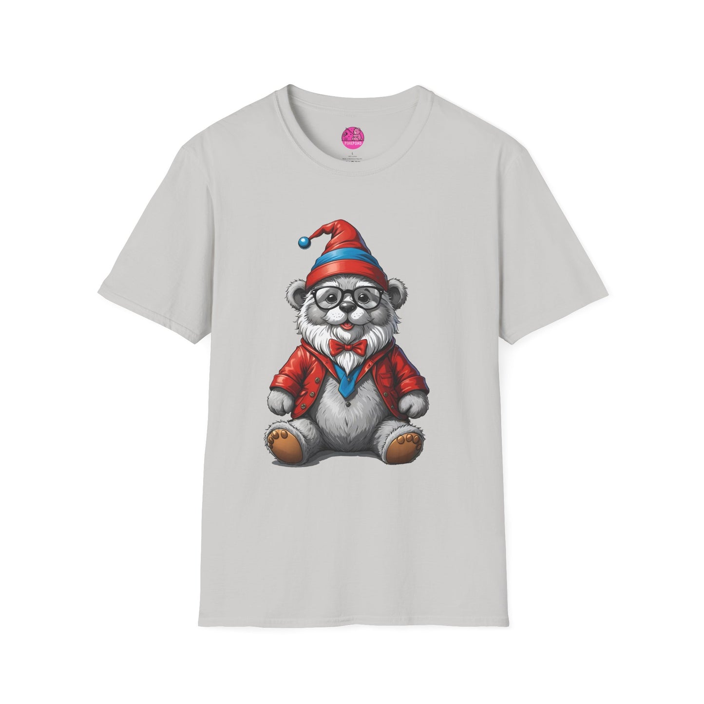 Bear Gnome Unisex T-Shirt - Fun Swiss Gnome Design for Bear Fans