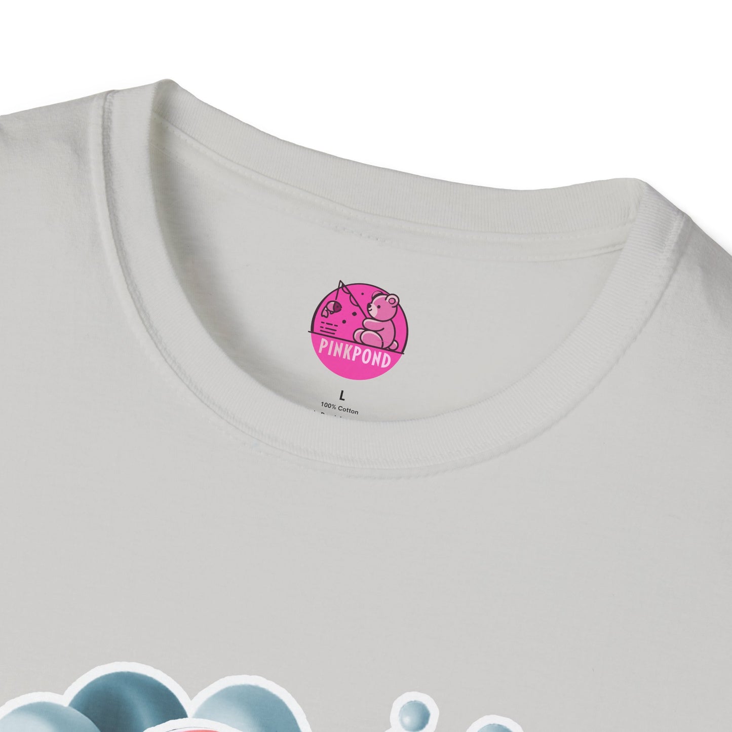Carrie the Carp T-Shirt - a splash of fishy fun - Unisex Softstyle Tee with 3D Design
