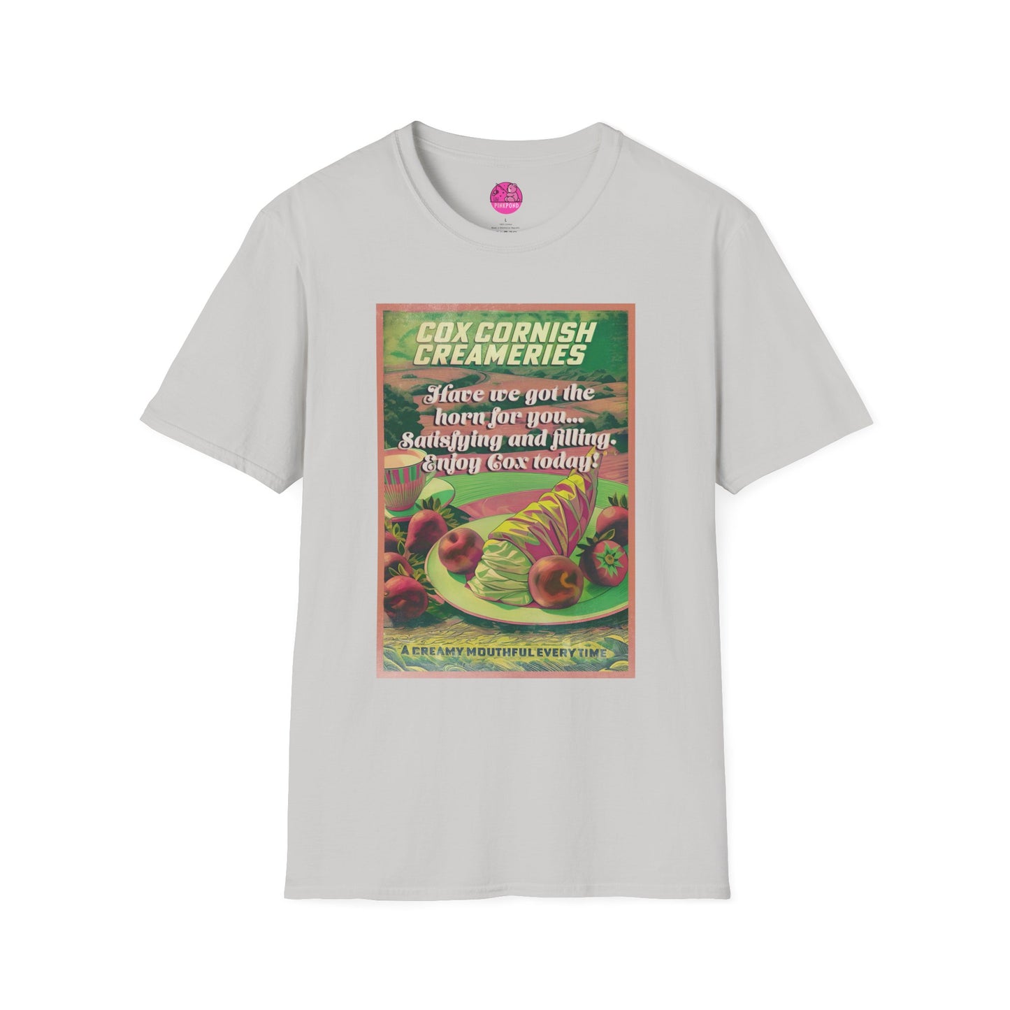 Saucy Vintage Cox Creameries - Satisfy Your Cravings T-Shirt
