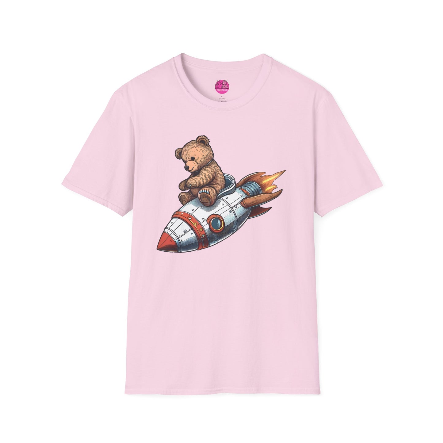 Rocket Bear Style 2 Unisex T-Shirt Design for Bear Fans
