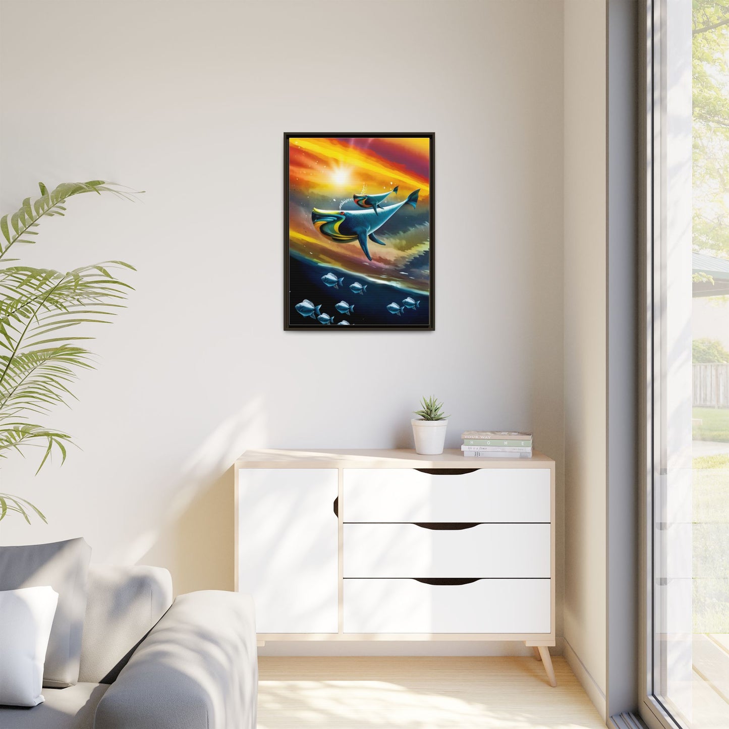 Celestial Whale by Andrew McCarter - Art Print