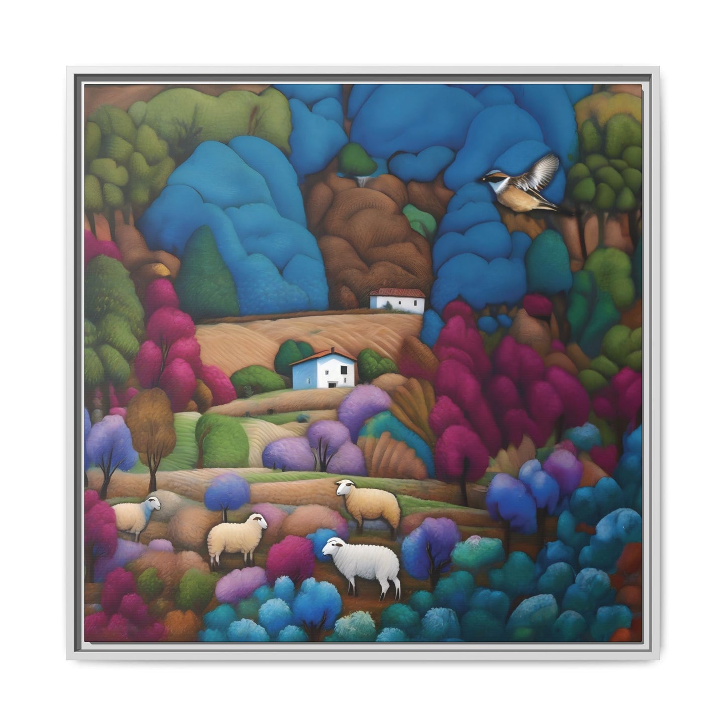 The Painted Valley Canvas Print by Andrew McCarter