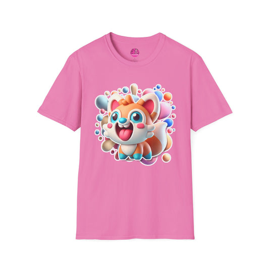 Fanny the Fox T-Shirt - Bold and Colorful Unisex Tee for Fun-Loving Fashion Fans