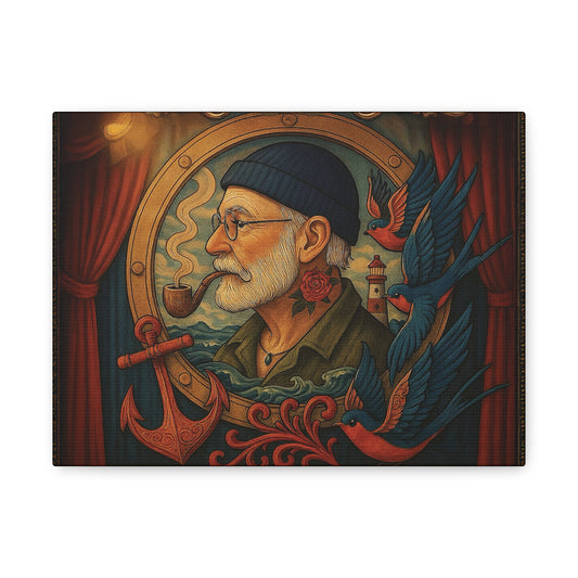 Canvas Wall Art - The Old Sailor’s Portrait