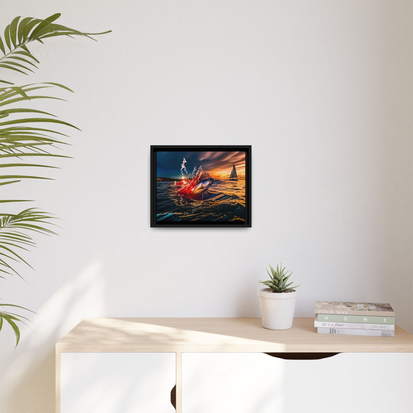 "The Leap" by Andrew McCarter - Ocean Canvas Art.