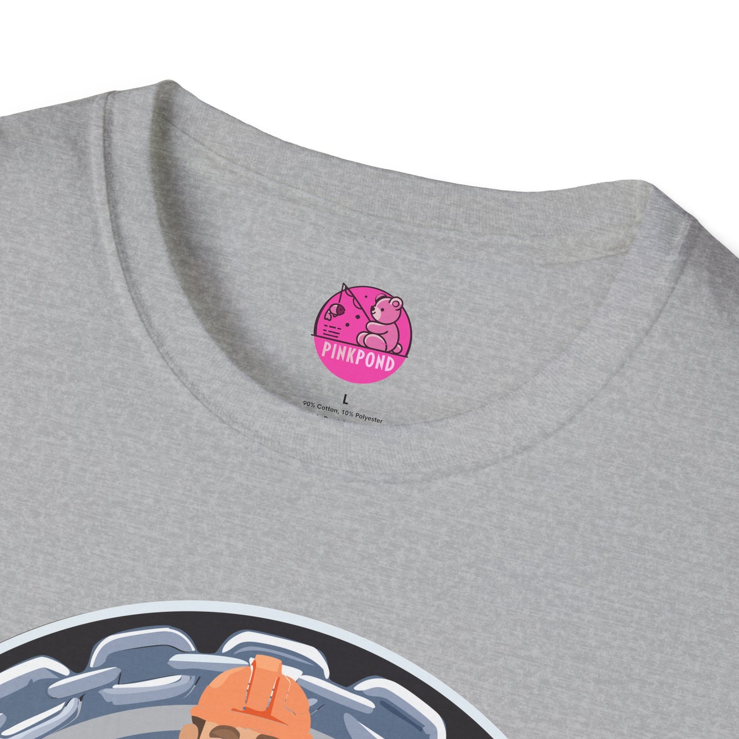 Construction Worker Bear  Graphic T-Shirt