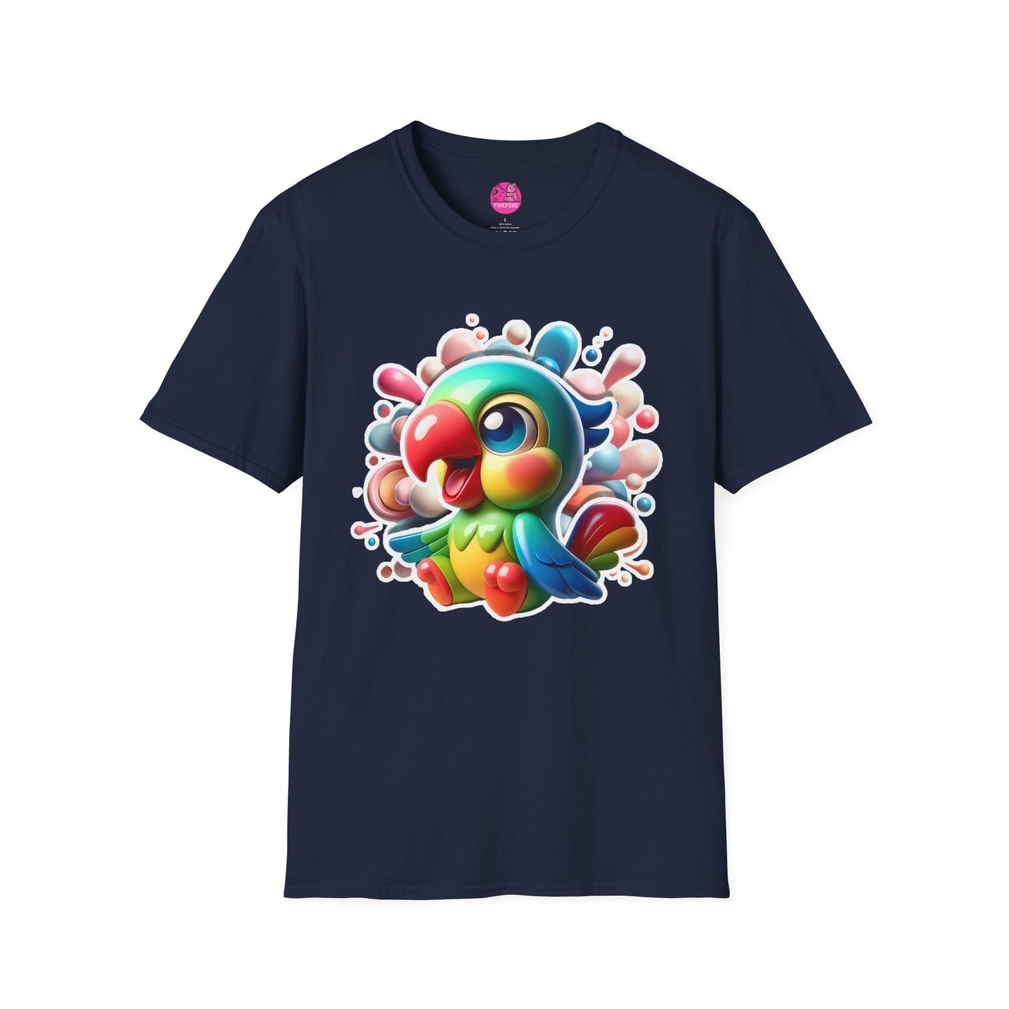 Penelope Parrot - Unisex Softstyle T-Shirt