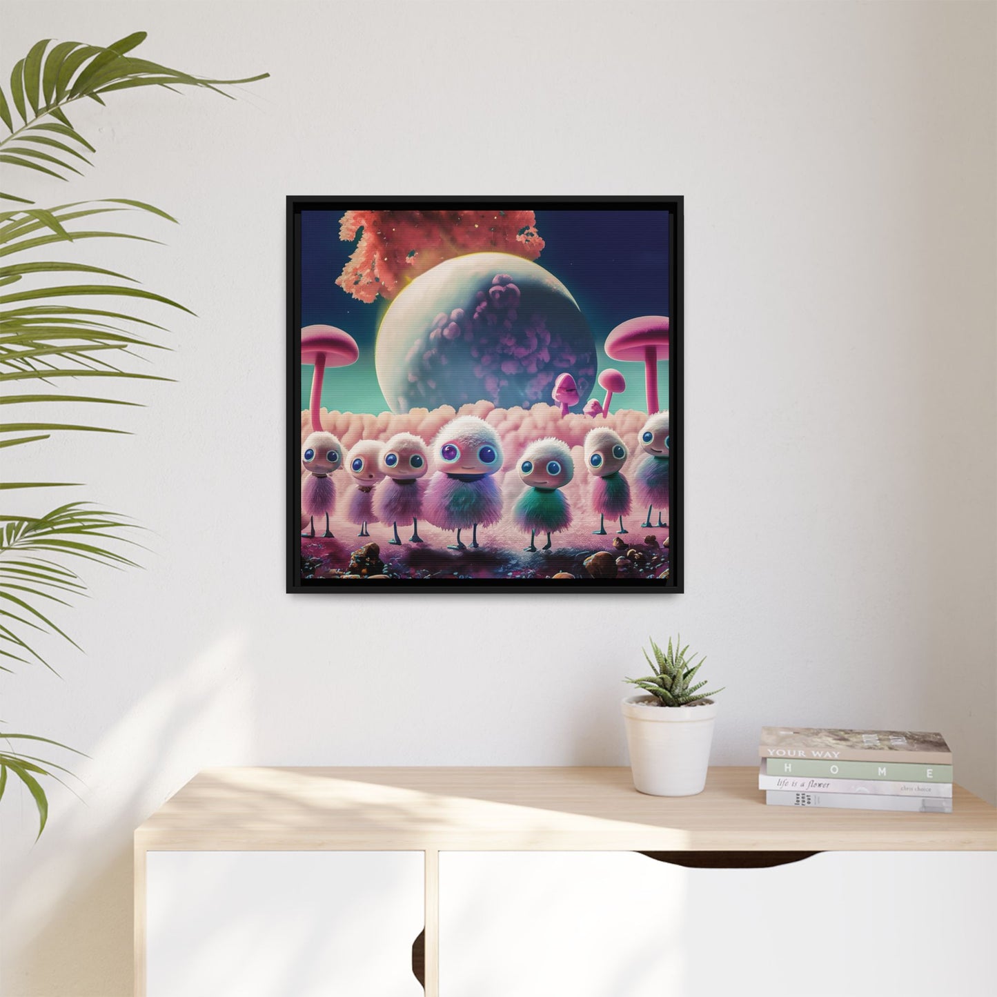 “"Keep smiling," whispered Axlar. "We can eat them later." – Fine Art Canvas Print By Andrew McCarter