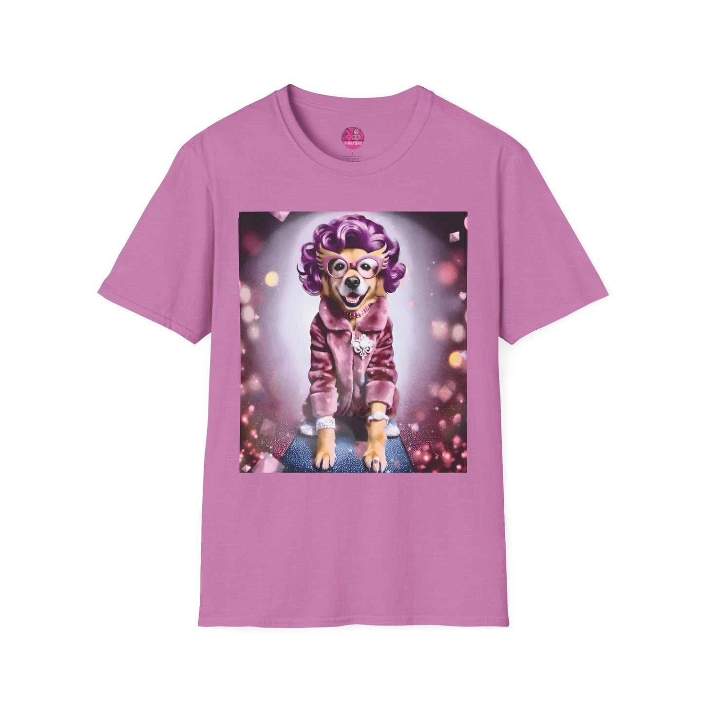 Dame Edna Labrador Dog T-Shirt - Fabulous & Fetching